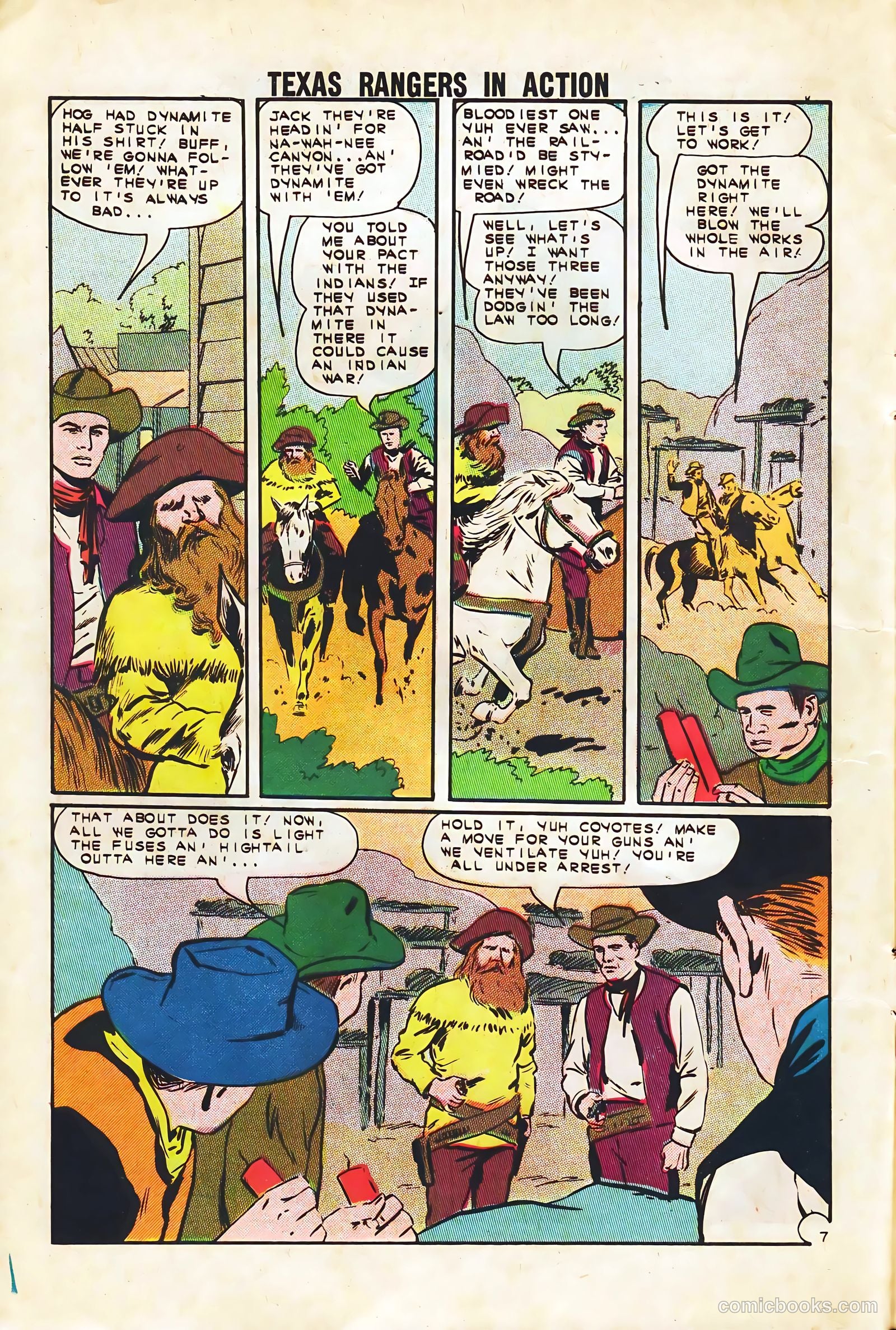 Texas Rangers in Action #40 (1963, Charlton) — page 10 of 36