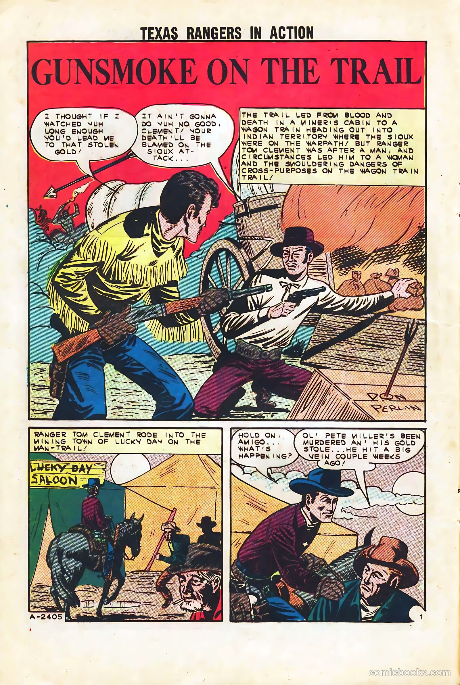 Texas Rangers in Action #40 (1963, Charlton) — page 12 of 36