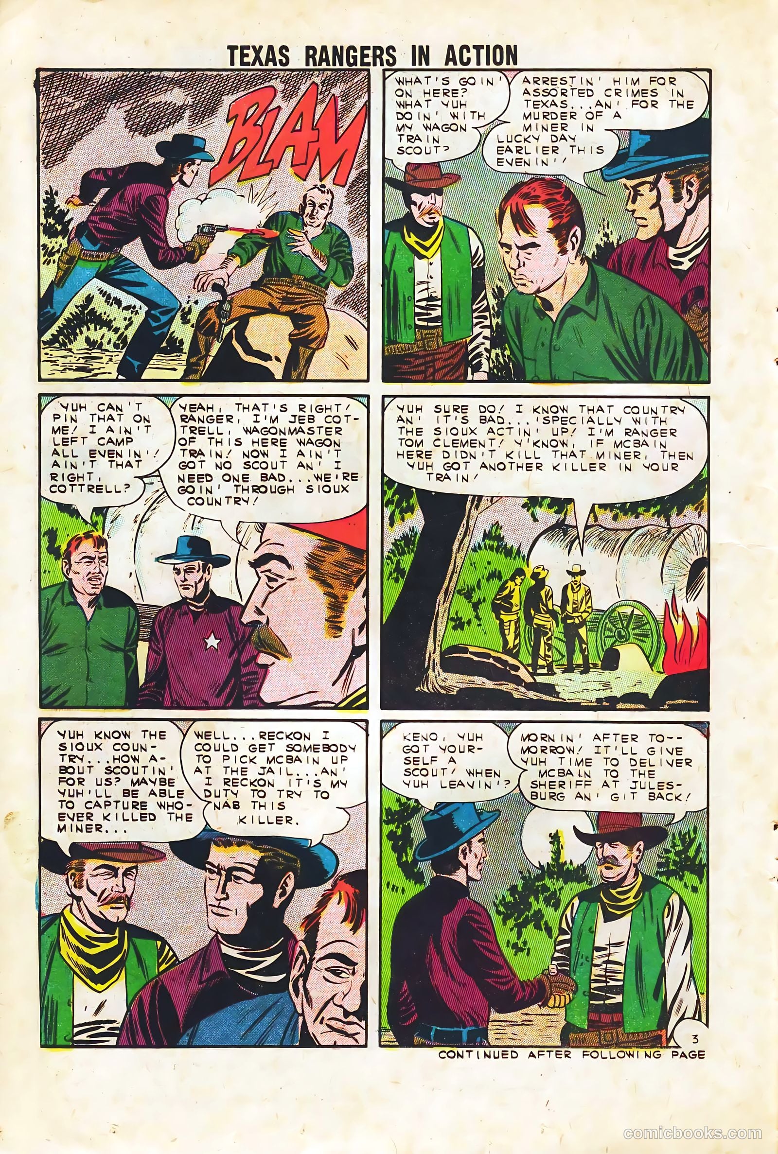 Texas Rangers in Action #40 (1963, Charlton) — page 14 of 36