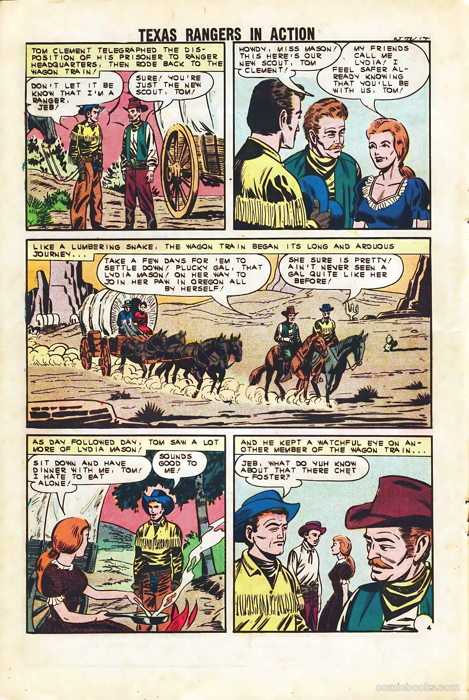Texas Rangers in Action #40 (1963, Charlton) — page 16 of 36