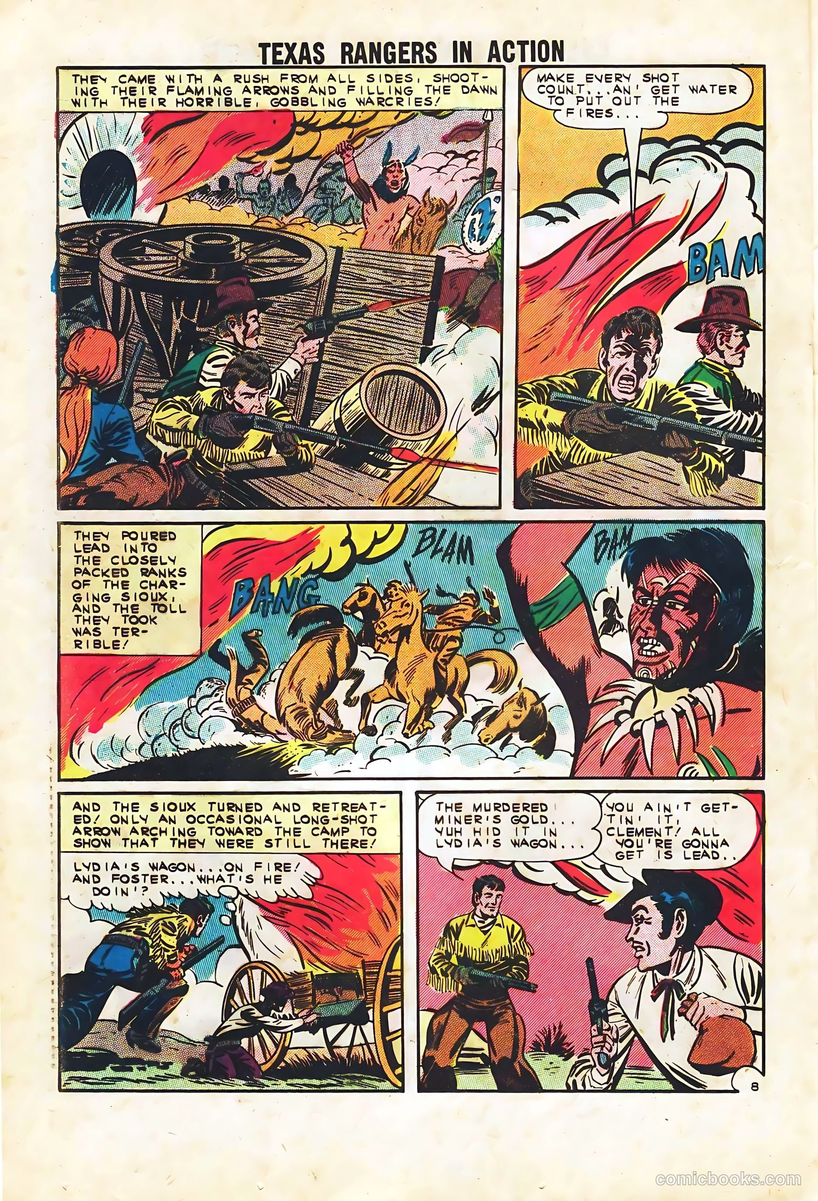 Texas Rangers in Action #40 (1963, Charlton) — page 20 of 36