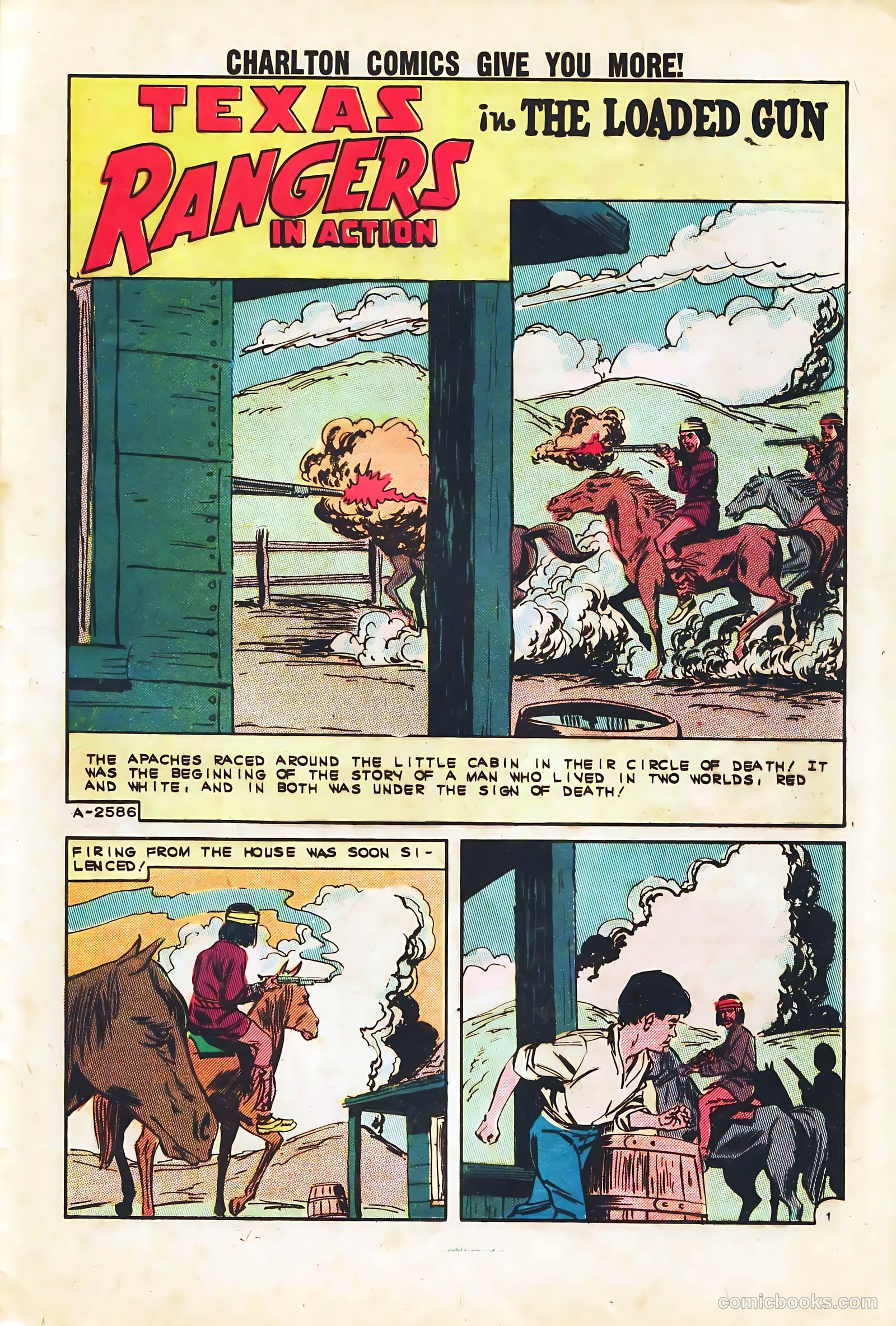 Texas Rangers in Action #40 (1963, Charlton) — page 25 of 36