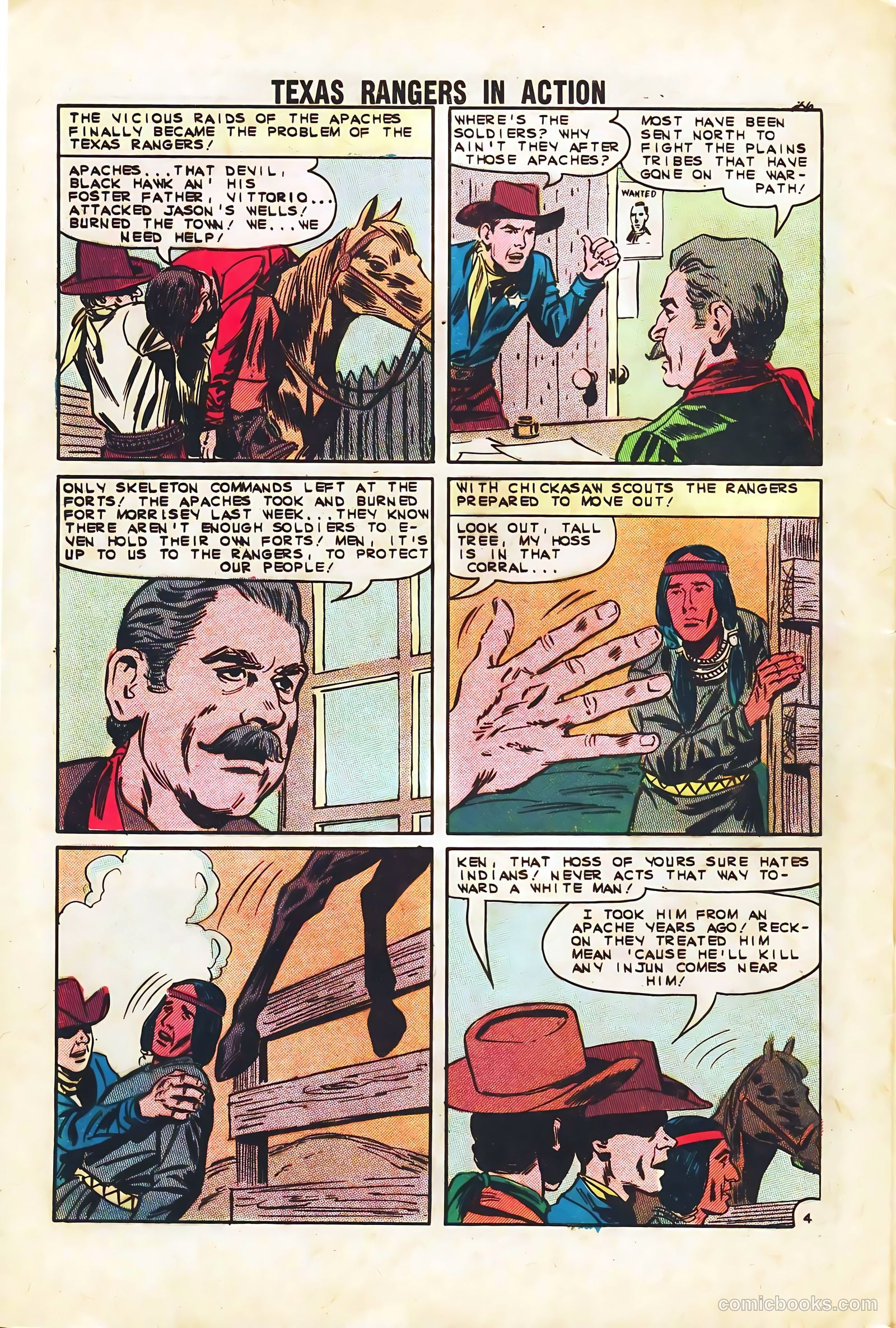 Texas Rangers in Action #40 (1963, Charlton) — page 28 of 36