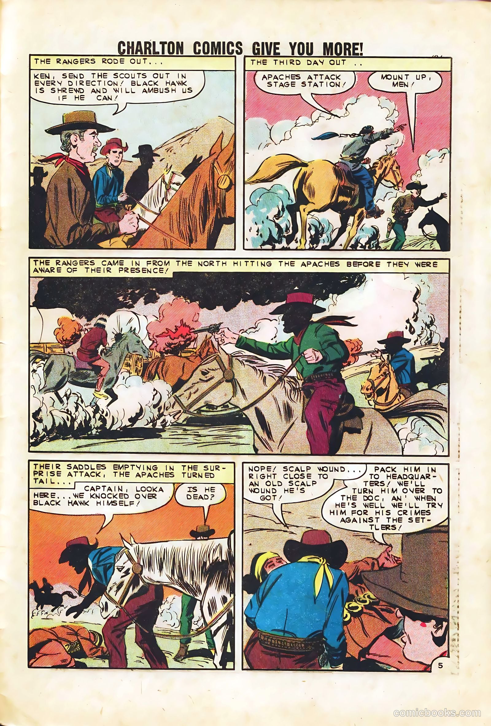 Texas Rangers in Action #40 (1963, Charlton) — page 29 of 36