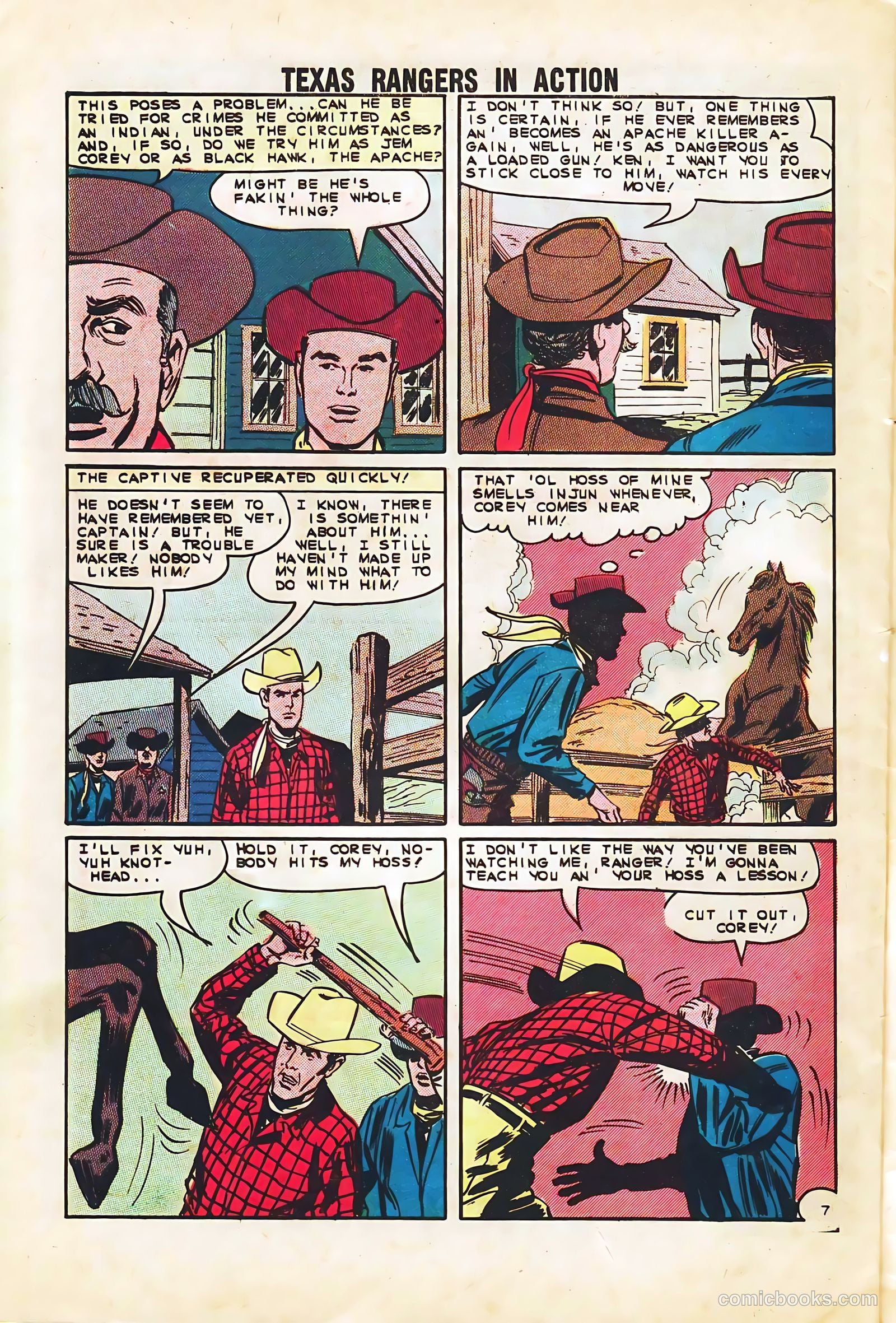 Texas Rangers in Action #40 (1963, Charlton) — page 32 of 36