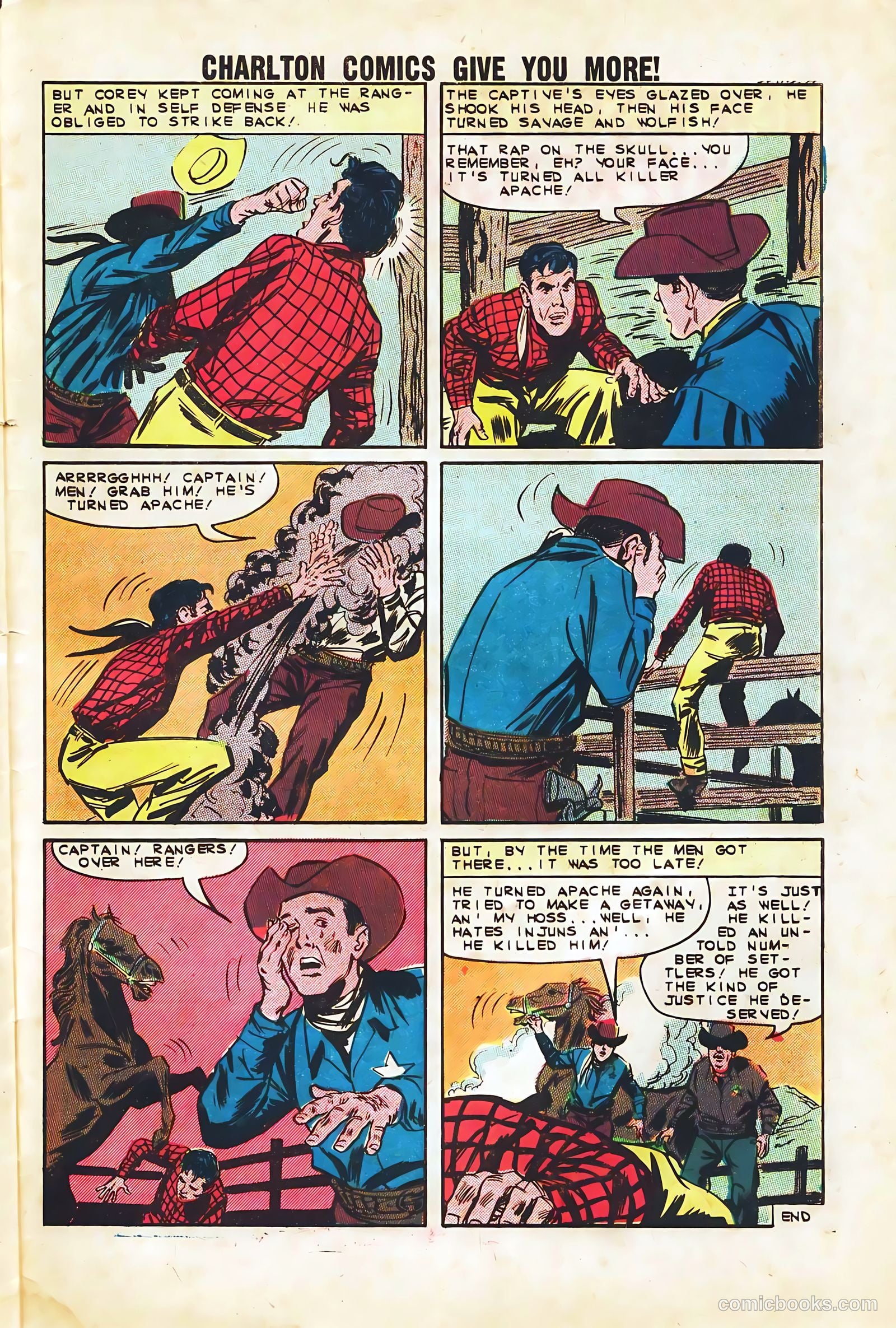 Texas Rangers in Action #40 (1963, Charlton) — page 33 of 36