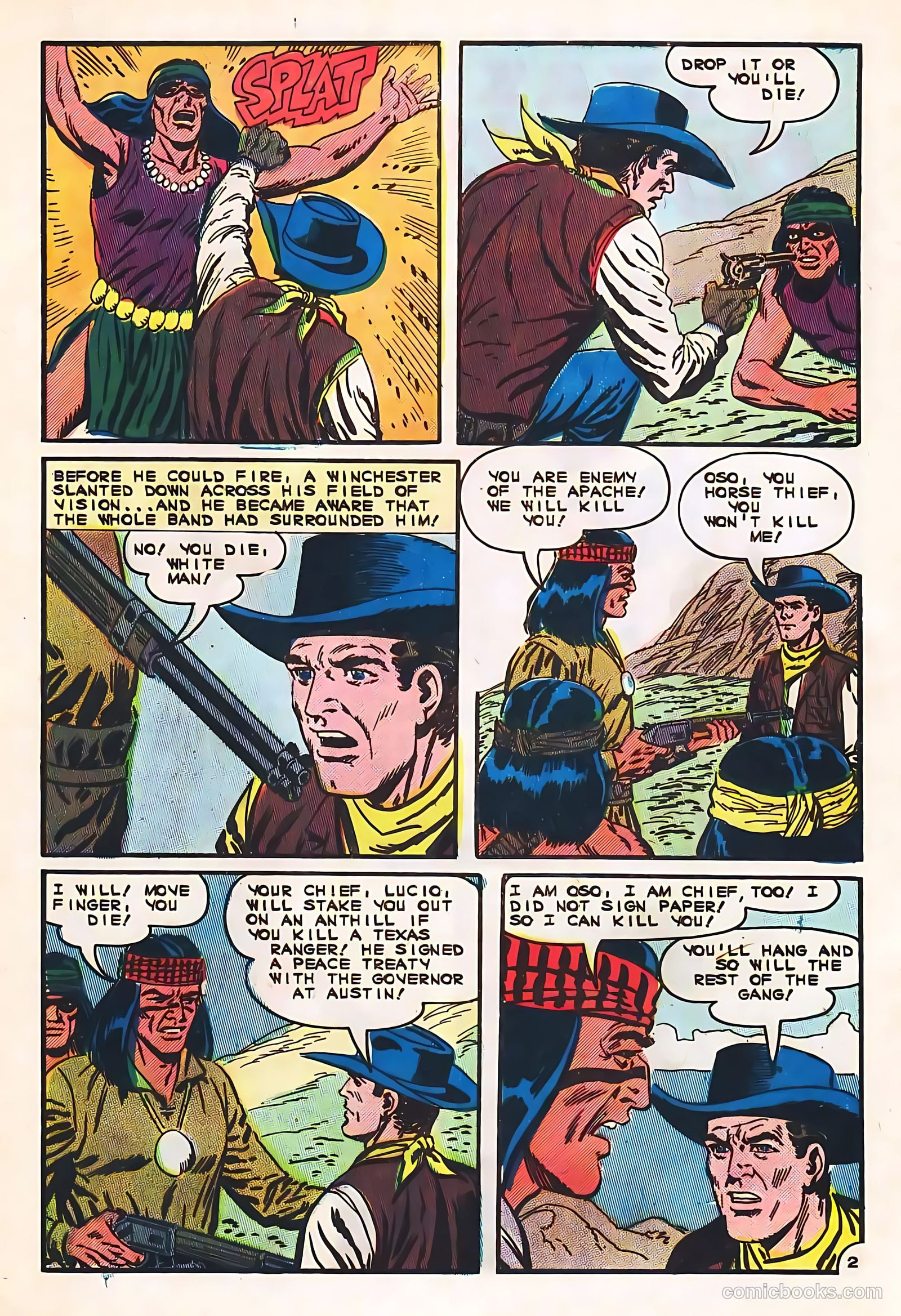 Texas Rangers in Action #53 (1965, Charlton) — page 4 of 36