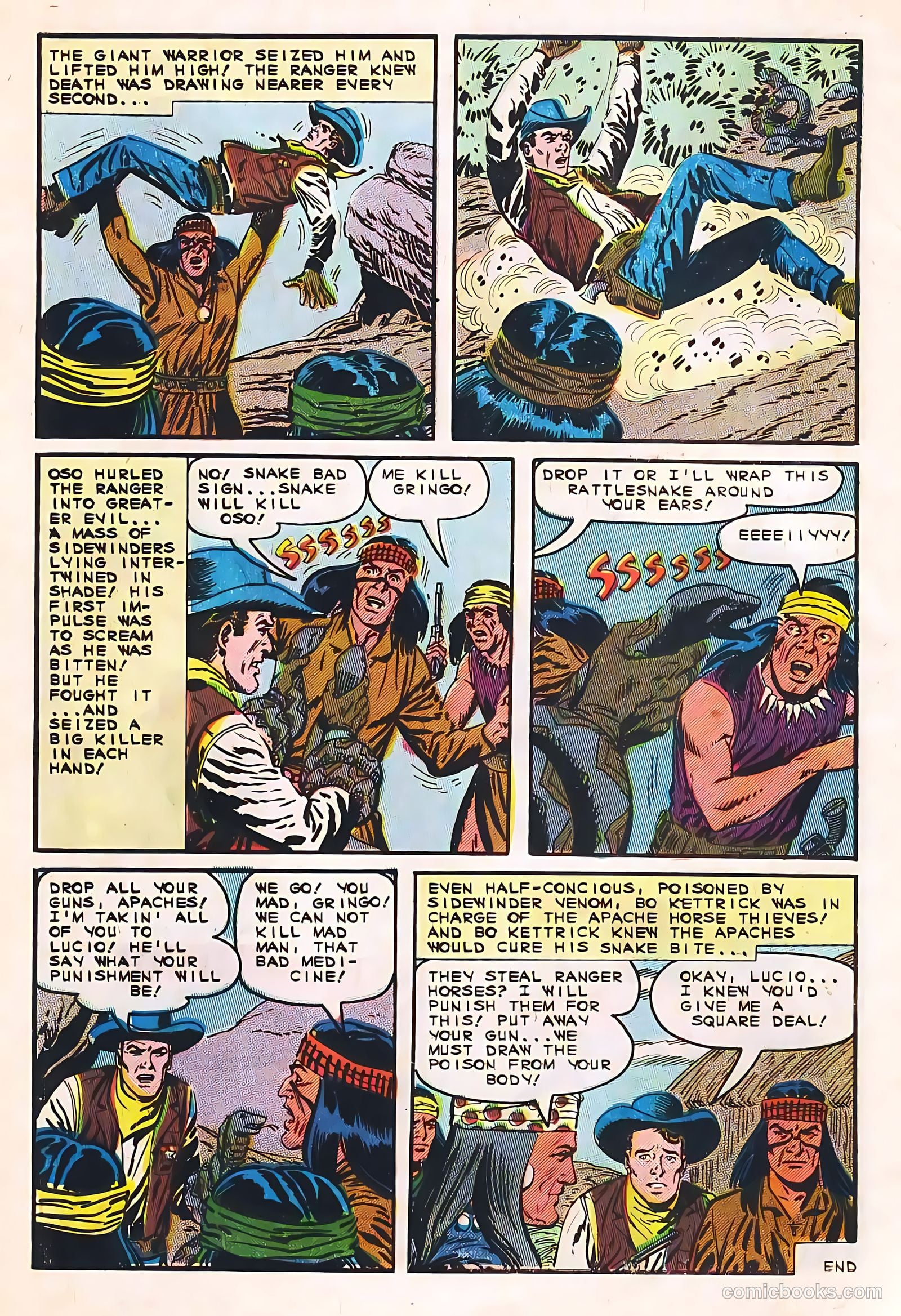 Texas Rangers in Action #53 (1965, Charlton) — page 6 of 36