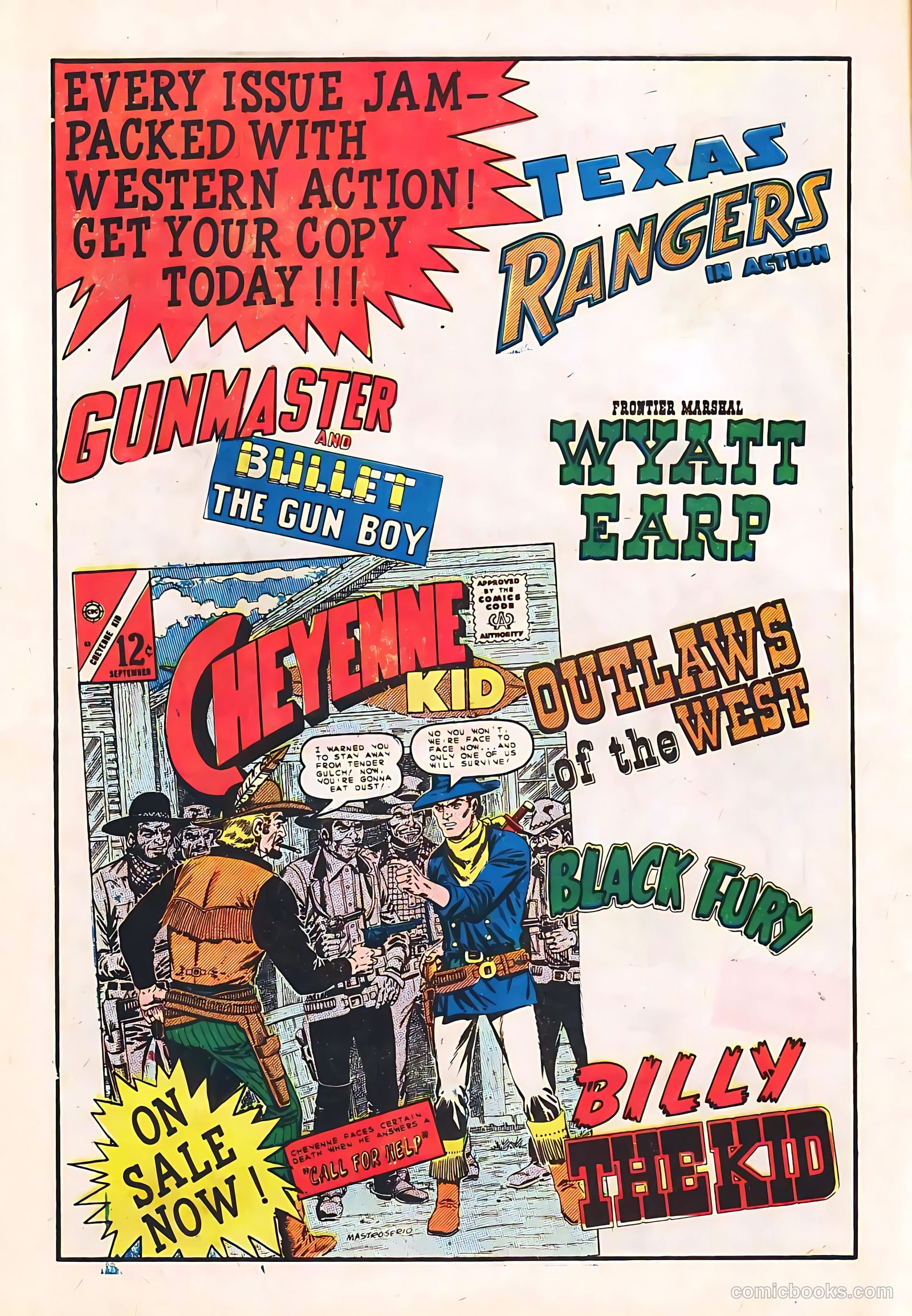 Texas Rangers in Action #53 (1965, Charlton) — page 8 of 36