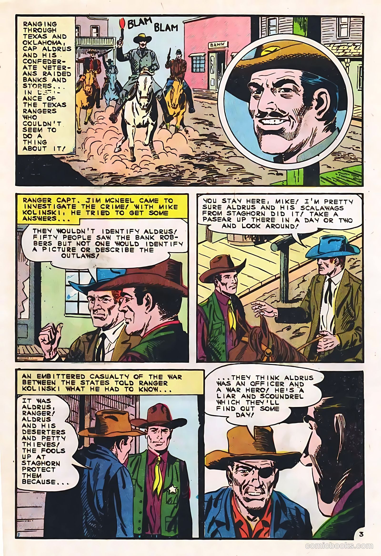 Texas Rangers in Action #53 (1965, Charlton) — page 16 of 36