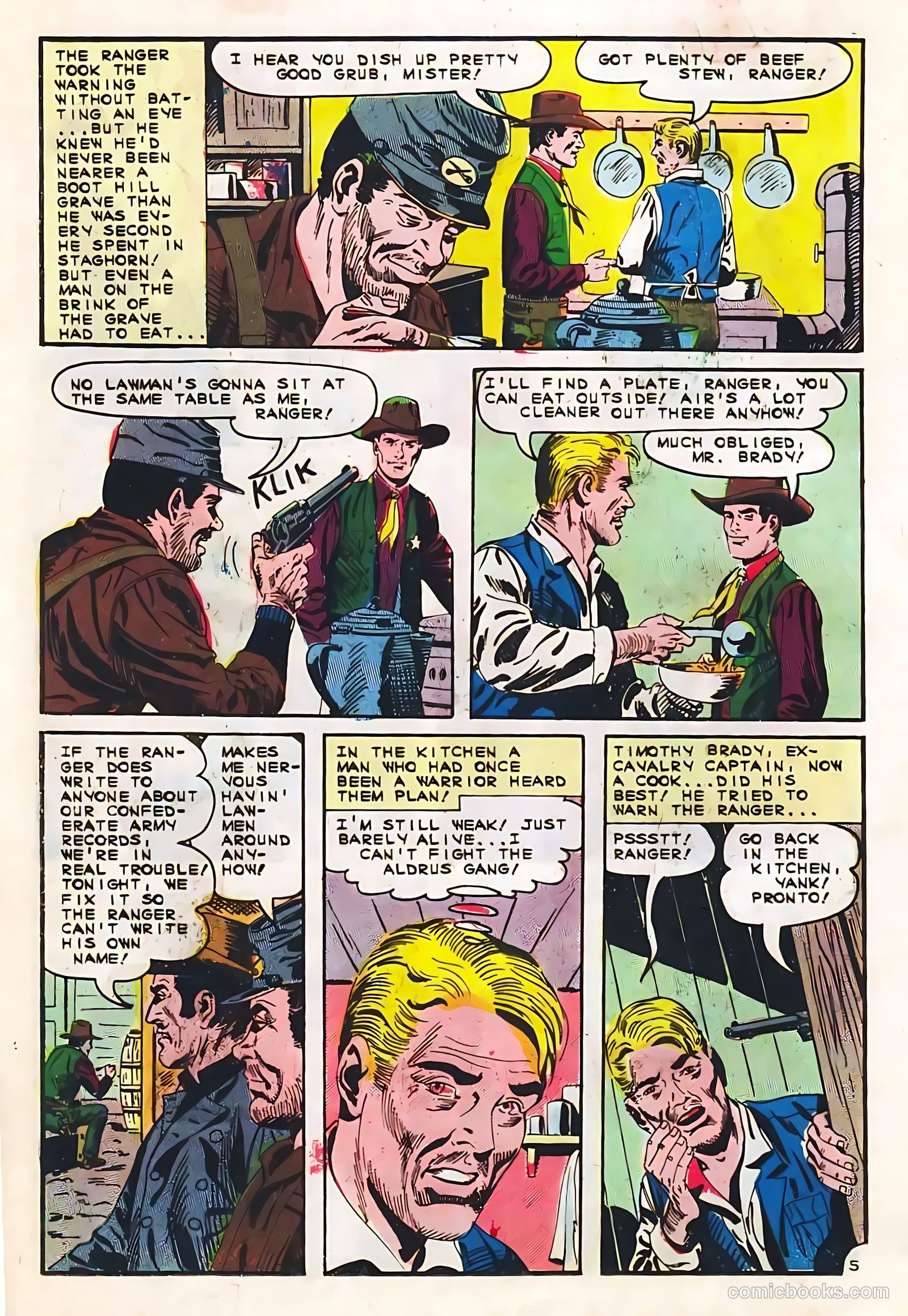 Texas Rangers in Action #53 (1965, Charlton) — page 18 of 36