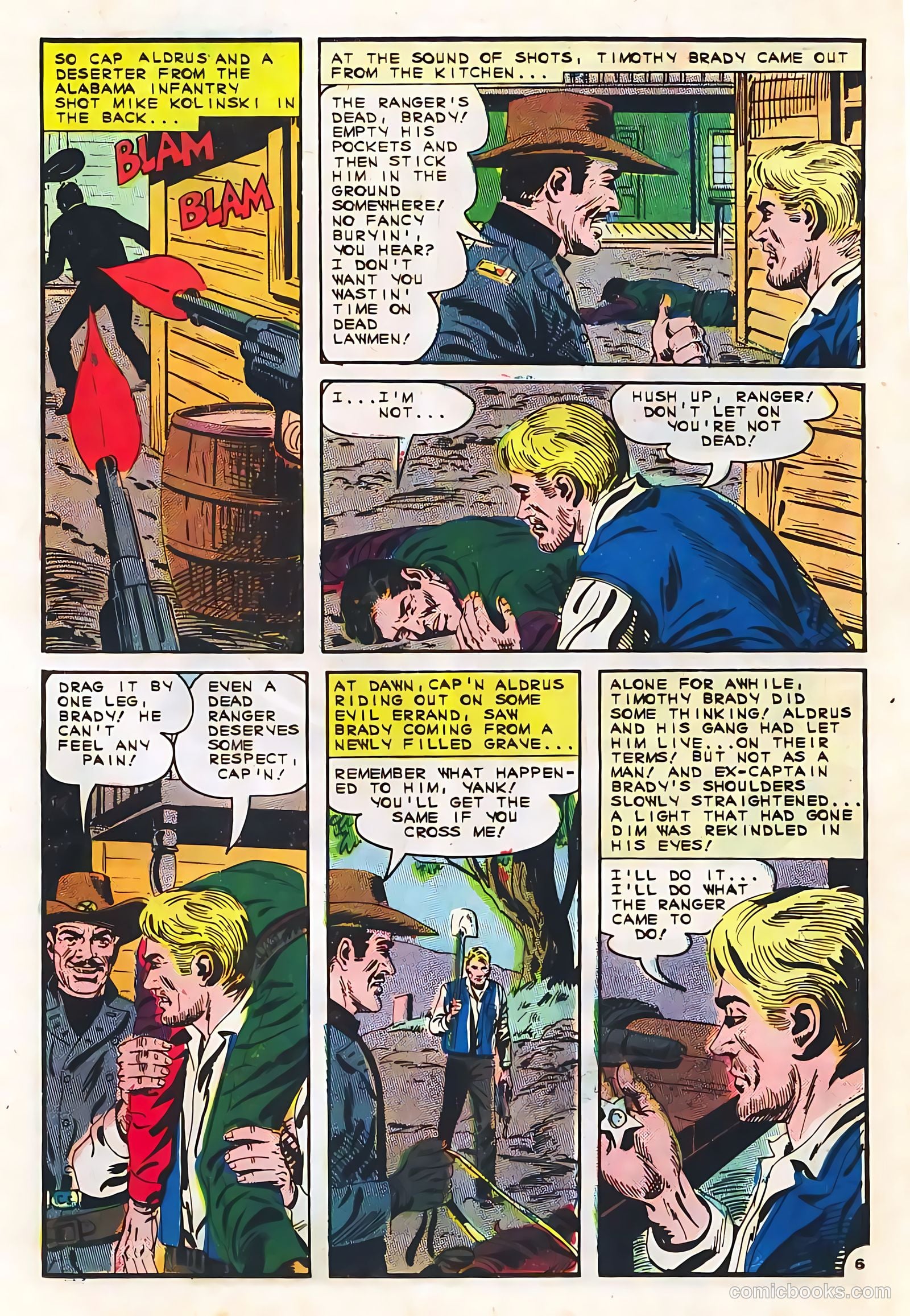 Texas Rangers in Action #53 (1965, Charlton) — page 19 of 36