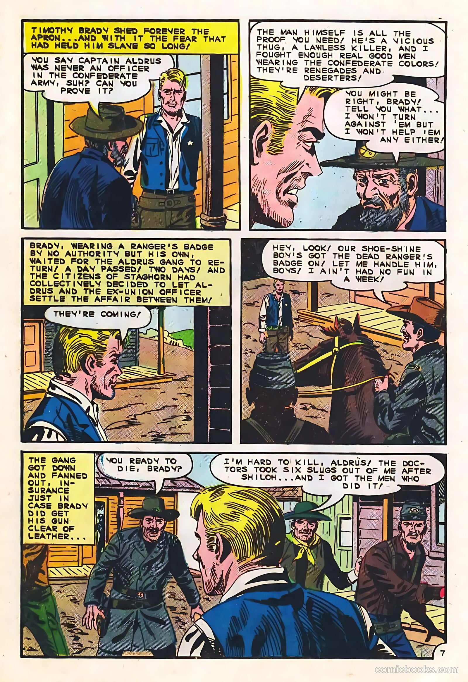 Texas Rangers in Action #53 (1965, Charlton) — page 20 of 36
