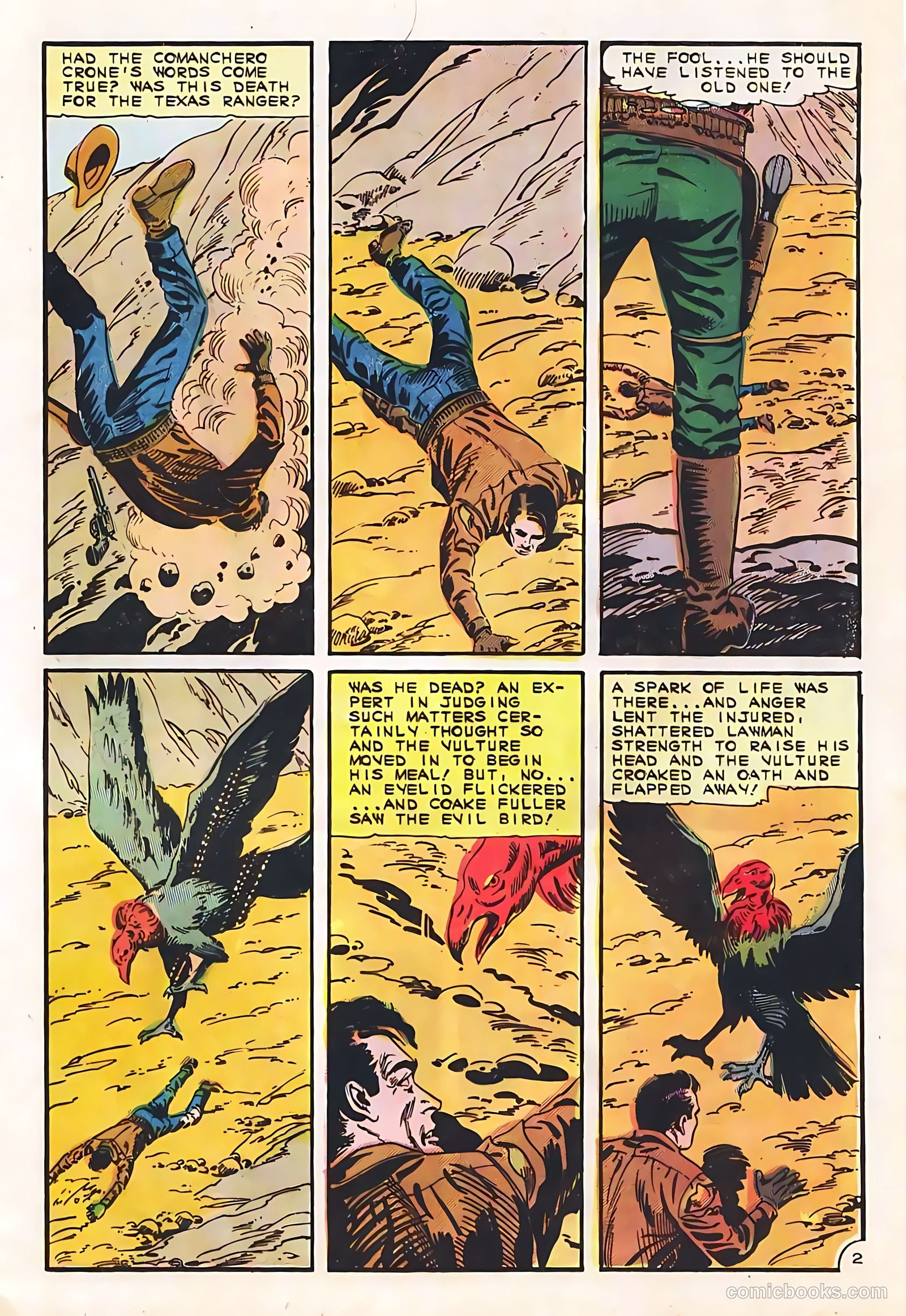 Texas Rangers in Action #53 (1965, Charlton) — page 25 of 36