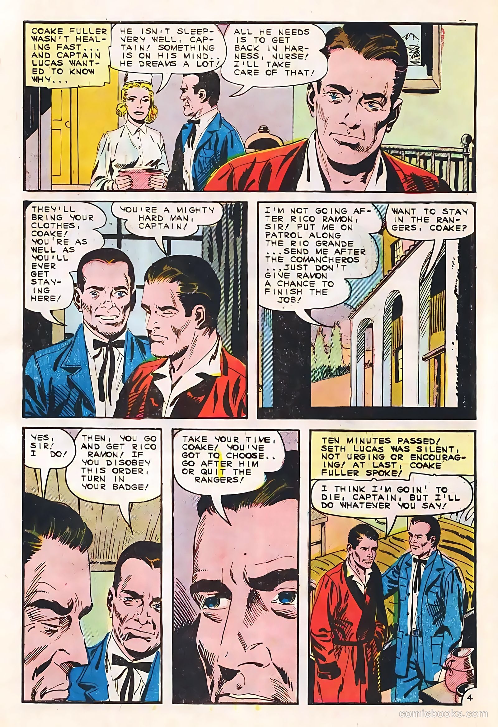 Texas Rangers in Action #53 (1965, Charlton) — page 27 of 36
