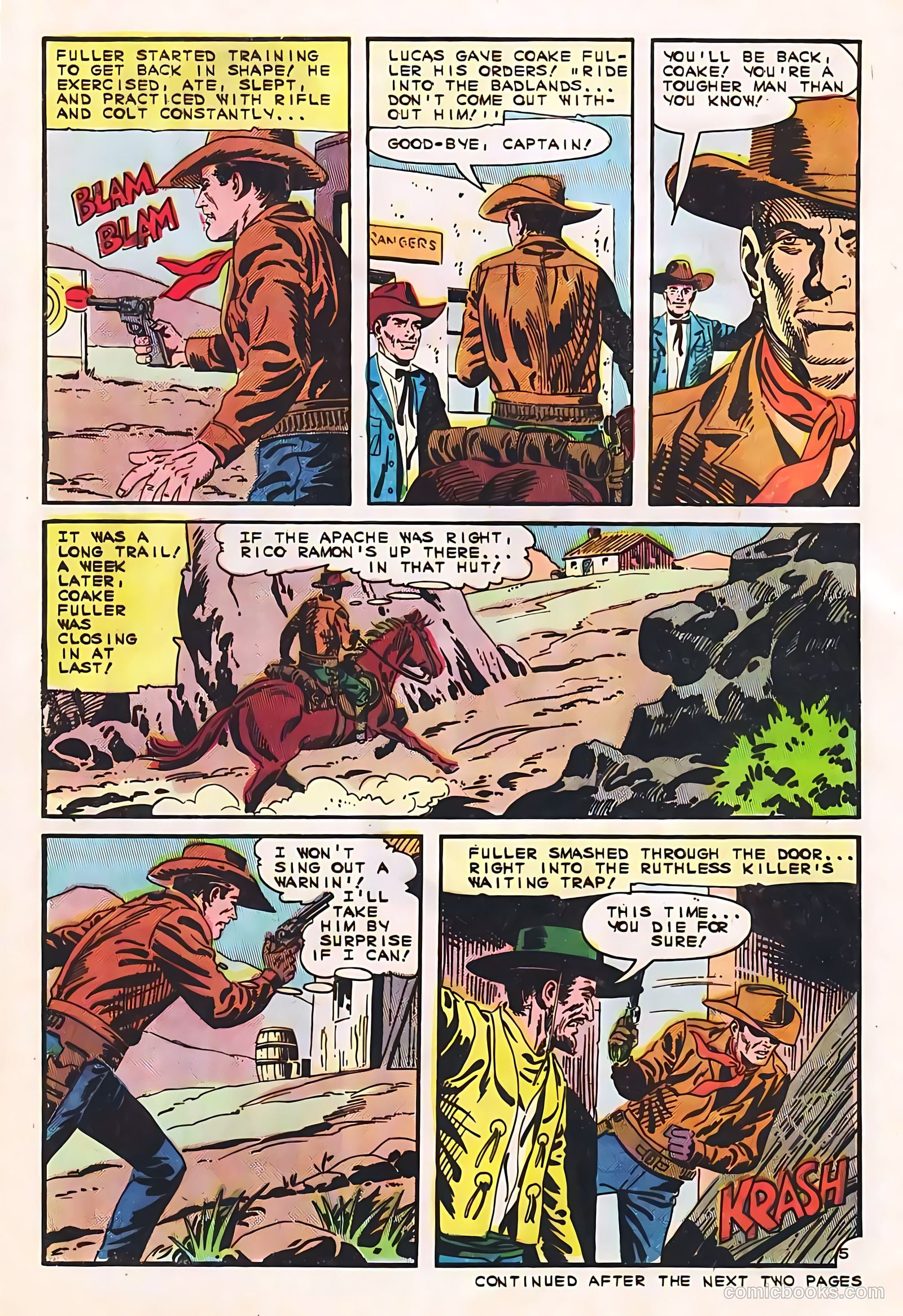 Texas Rangers in Action #53 (1965, Charlton) — page 28 of 36