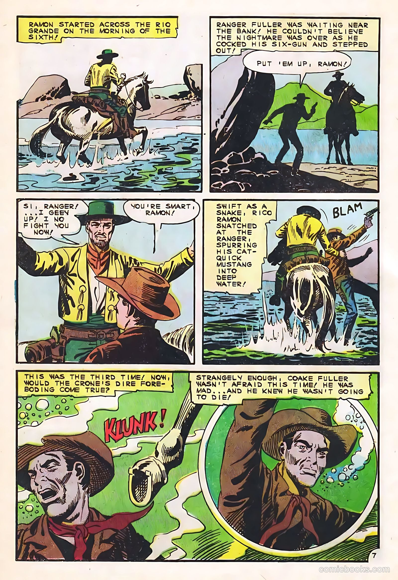Texas Rangers in Action #53 (1965, Charlton) — page 32 of 36