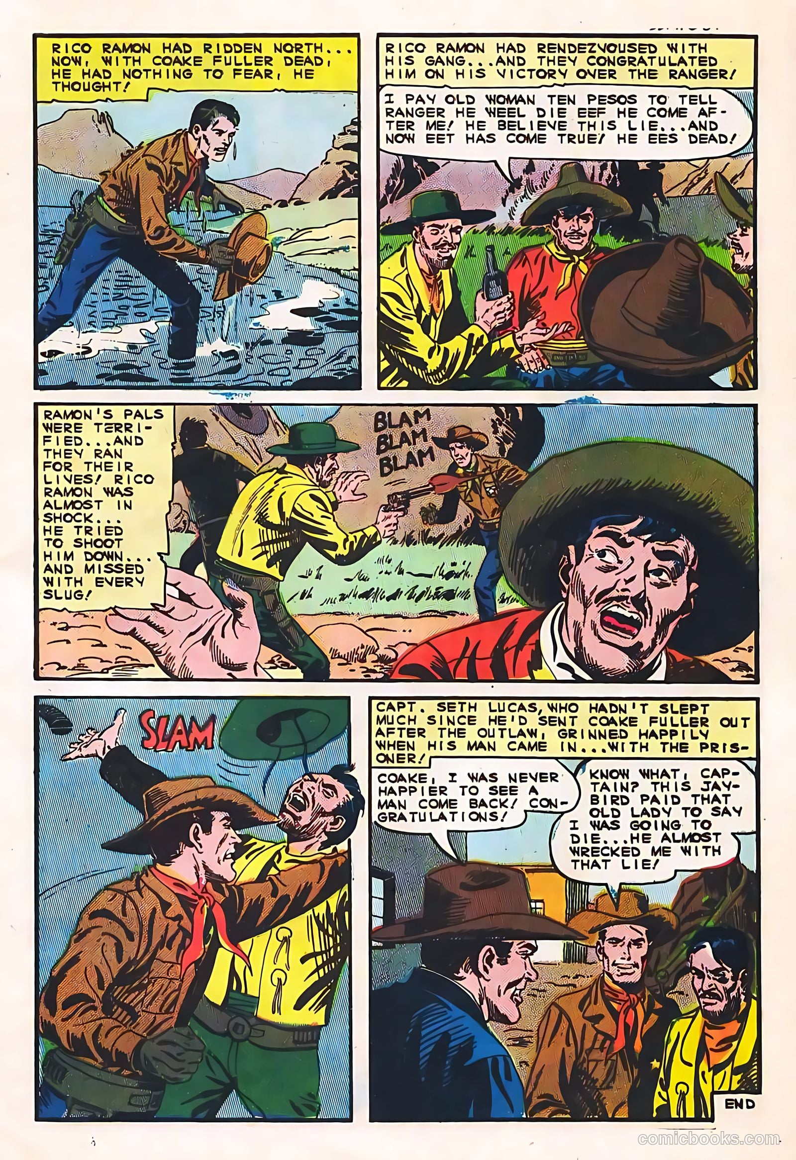 Texas Rangers in Action #53 (1965, Charlton) — page 33 of 36