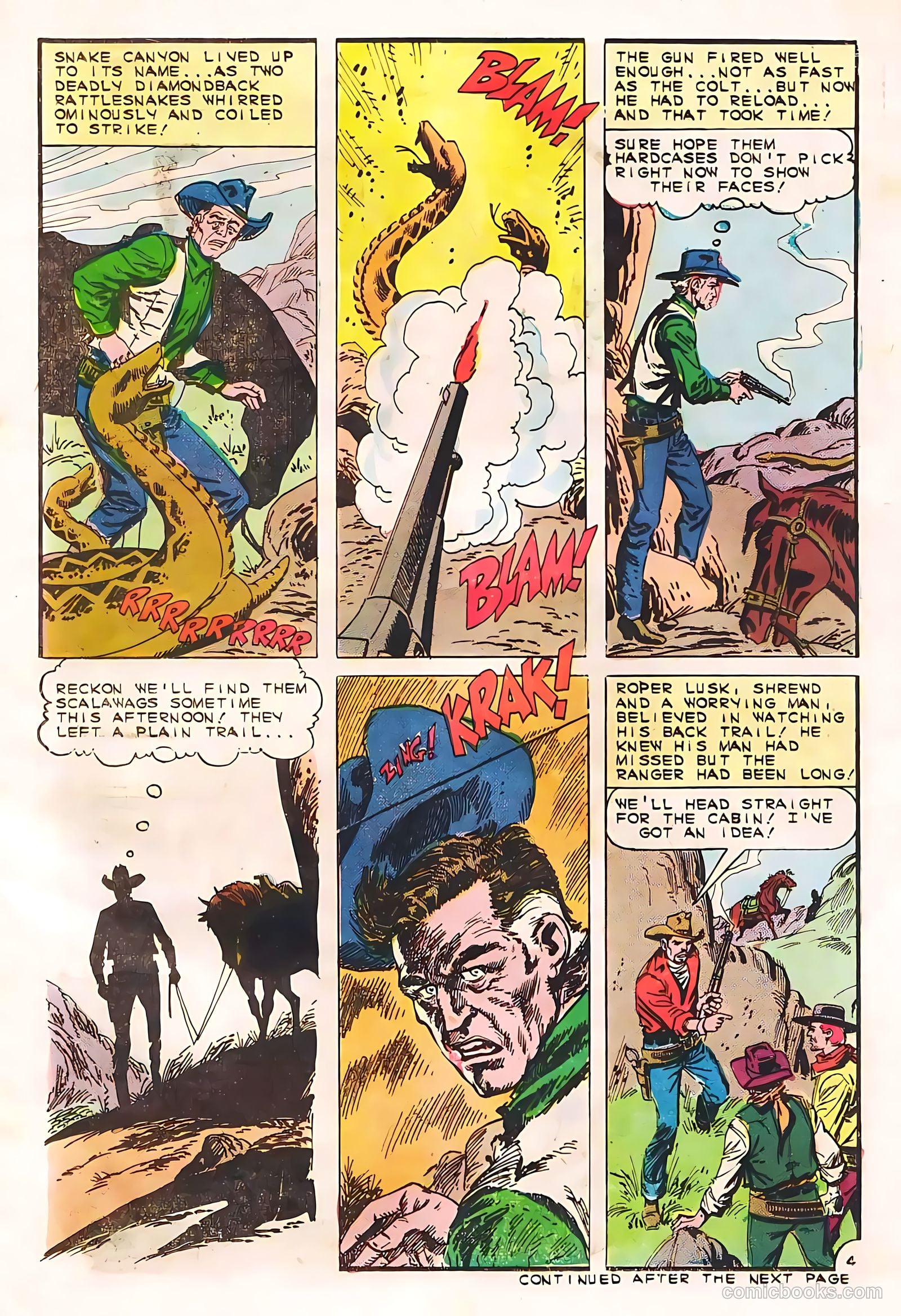 Texas Rangers in Action #55 (1966, Charlton) — page 23 of 36