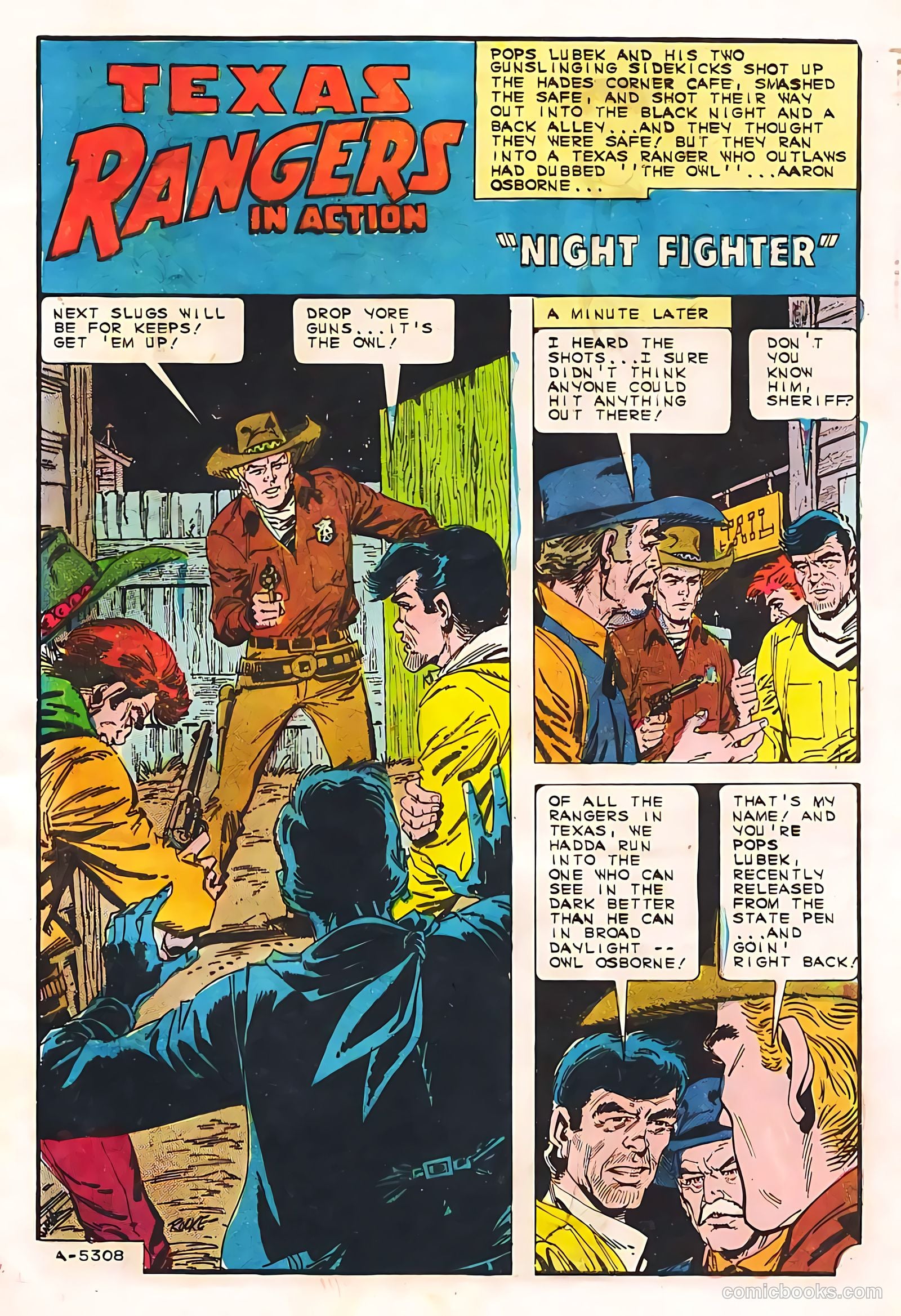 Texas Rangers in Action #55 (1966, Charlton) — page 29 of 36