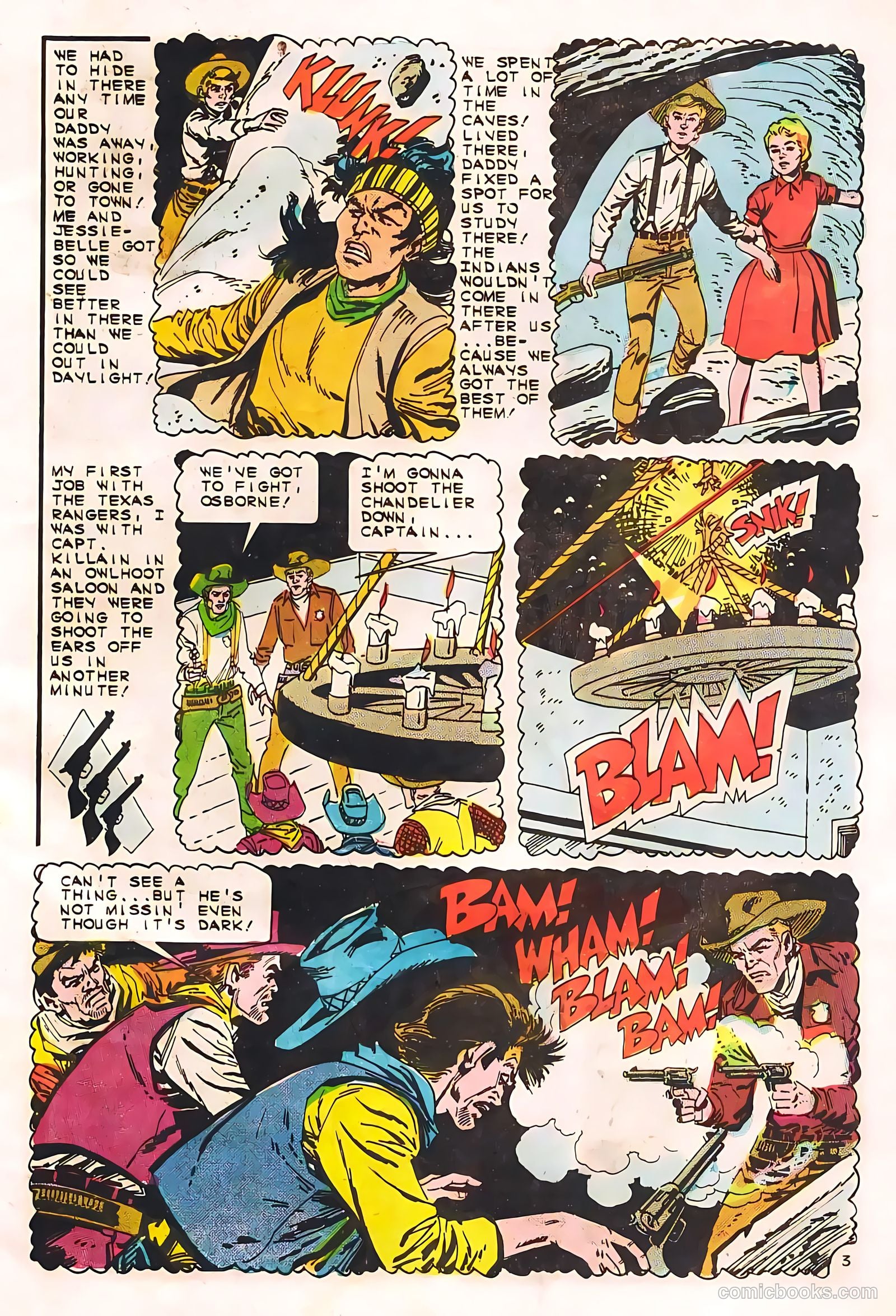 Texas Rangers in Action #55 (1966, Charlton) — page 31 of 36