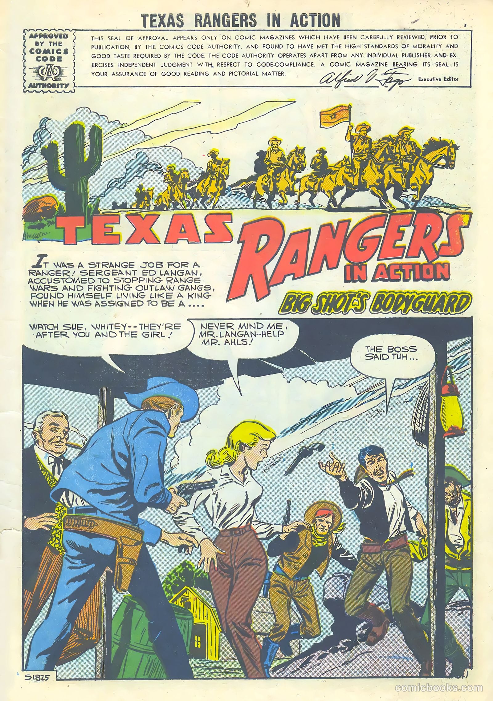 Texas Rangers in Action #8 (1957) — page 3 of 36
