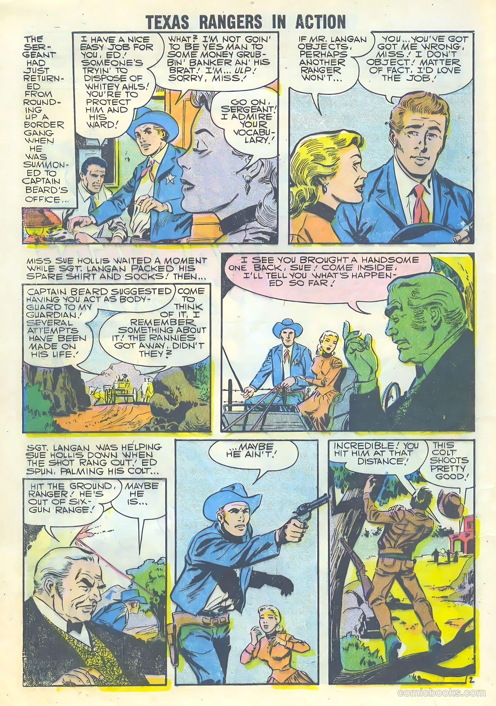 Texas Rangers in Action #8 (1957) — page 4 of 36