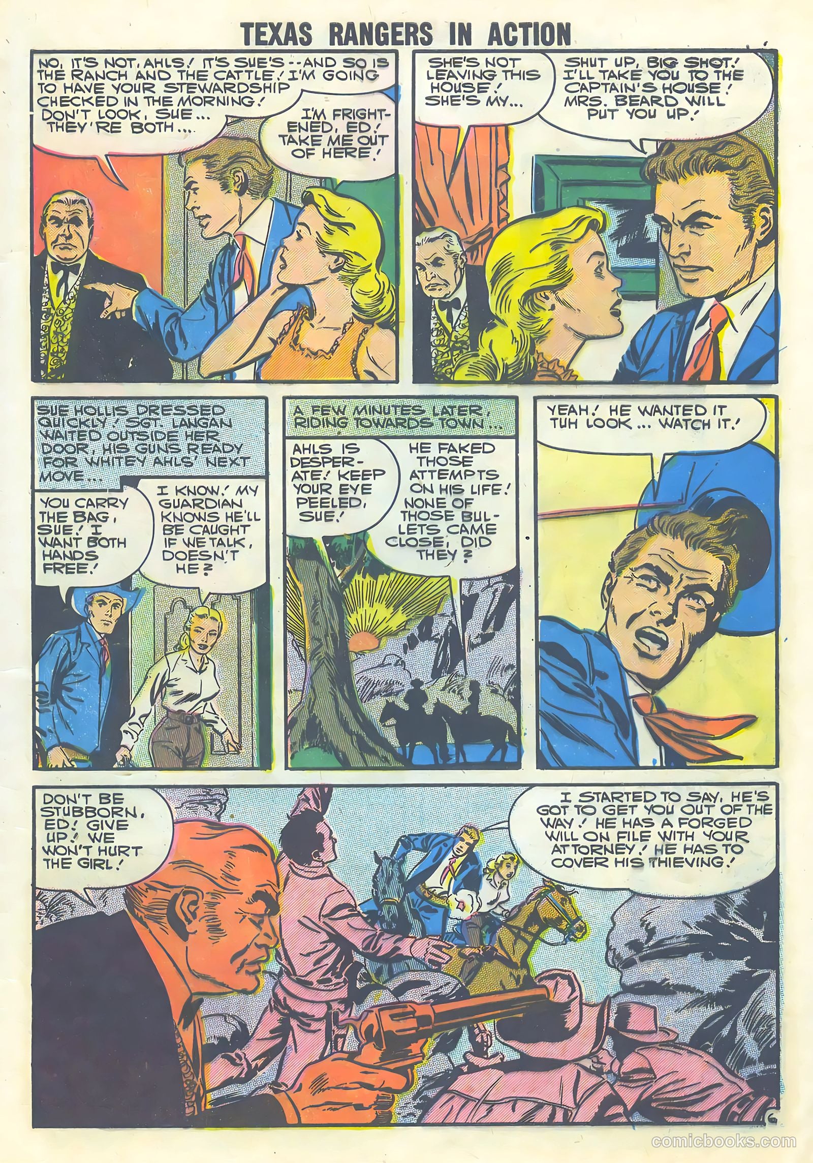 Texas Rangers in Action #8 (1957) — page 9 of 36