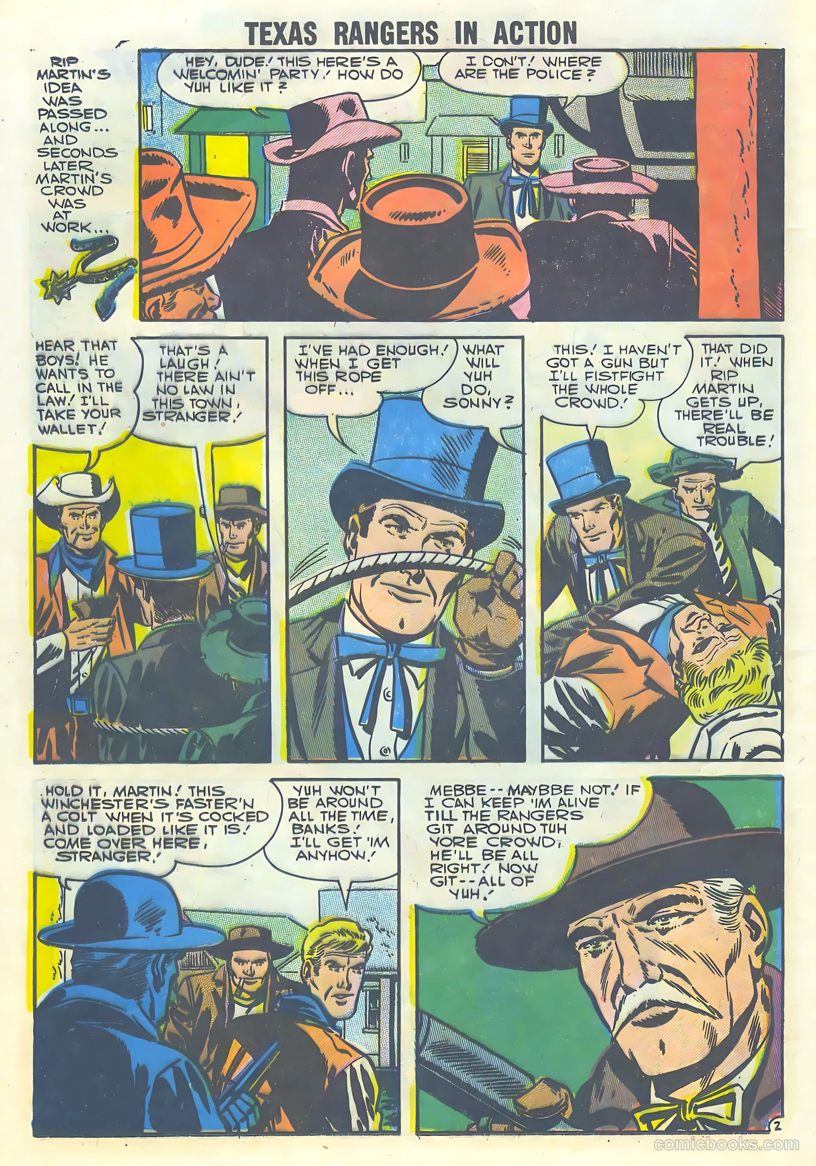 Texas Rangers in Action #8 (1957) — page 12 of 36