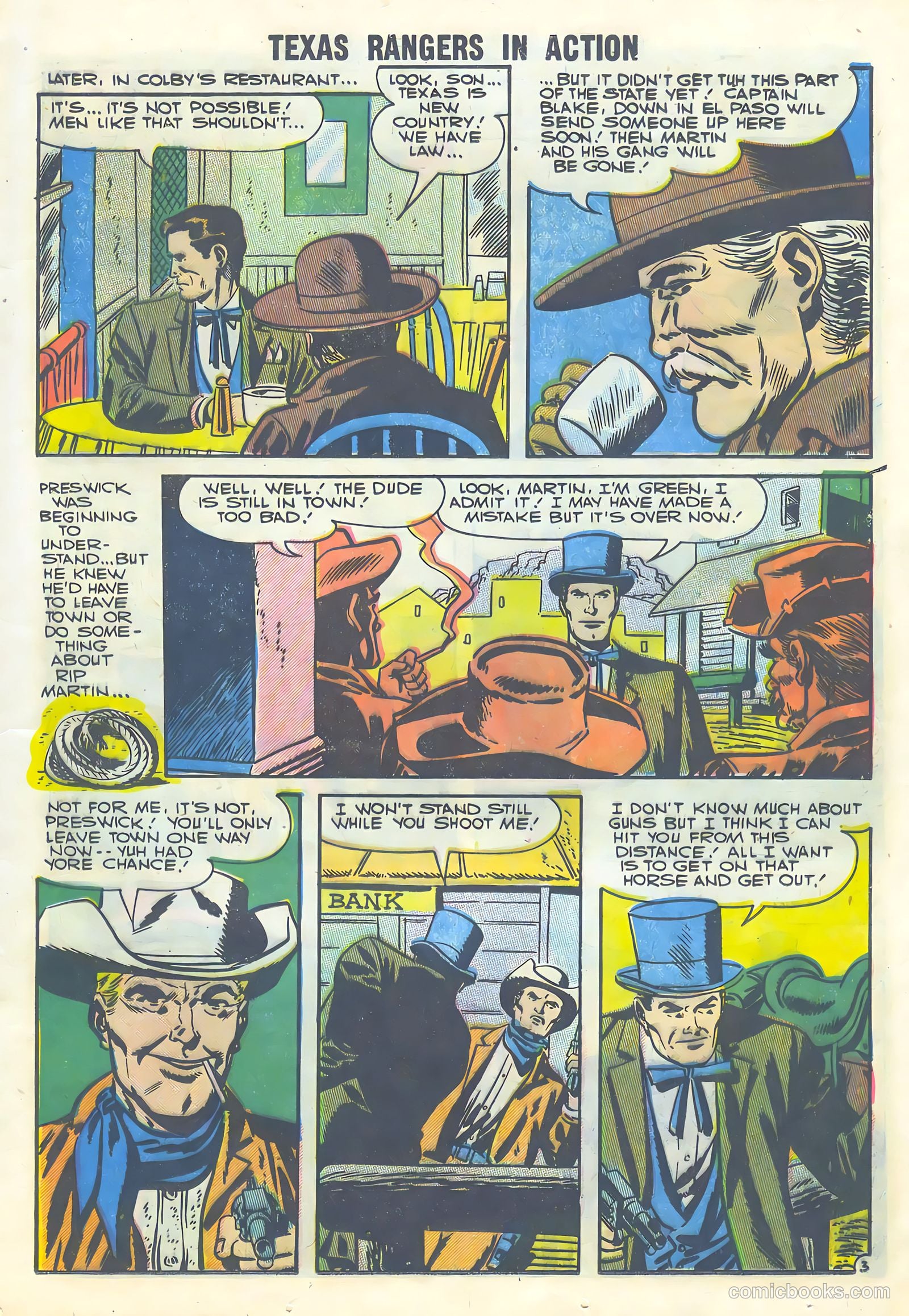 Texas Rangers in Action #8 (1957) — page 13 of 36