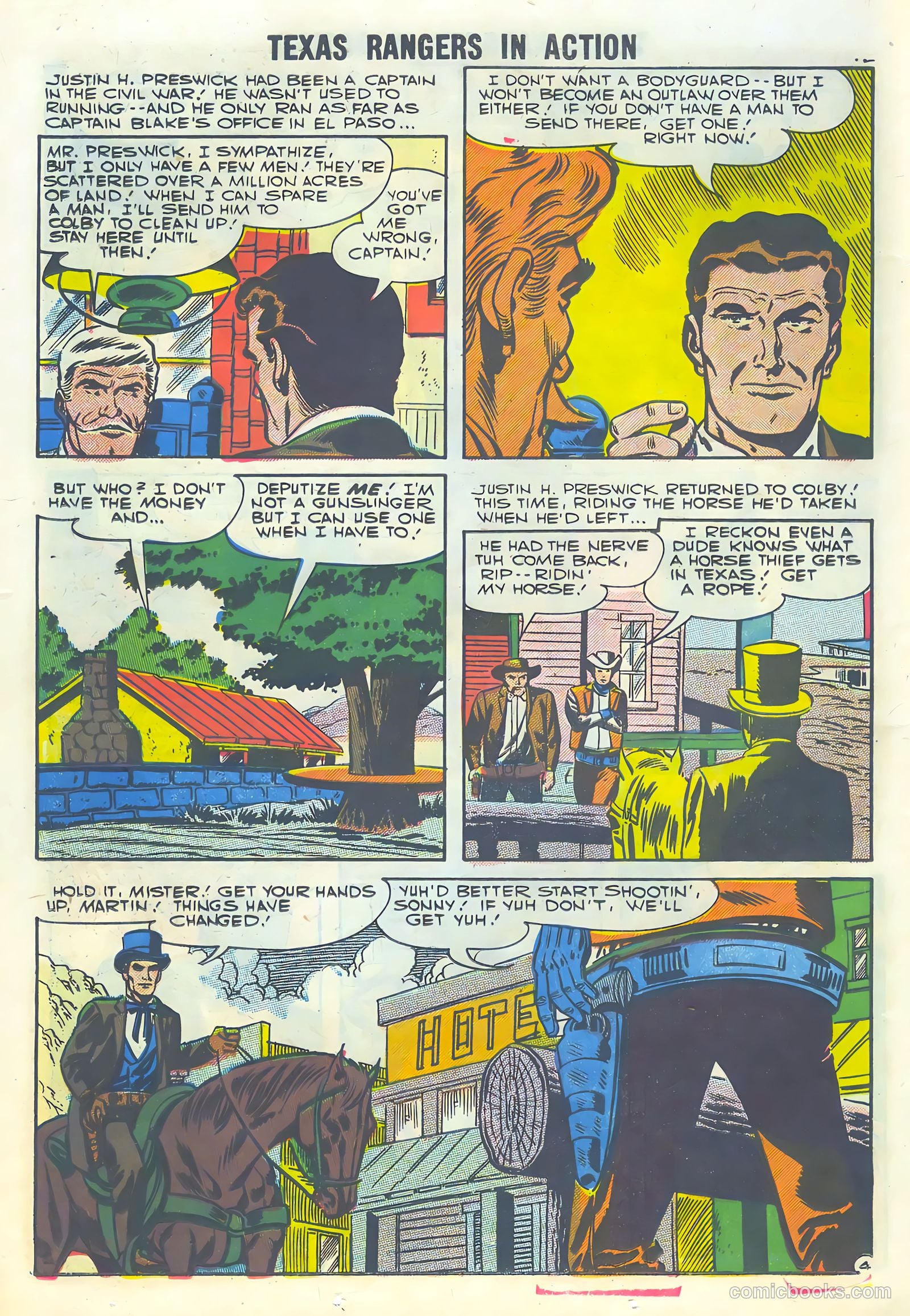 Texas Rangers in Action #8 (1957) — page 14 of 36