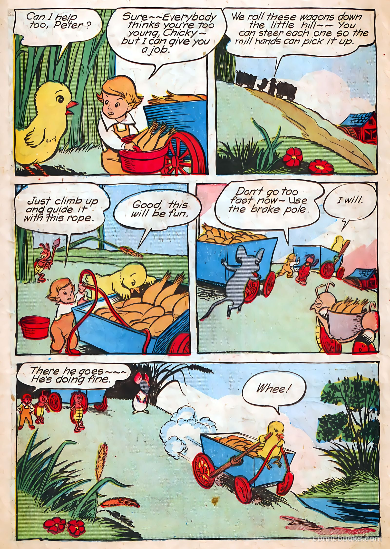 The Adventures of Peter Wheat #19 (1949, Bakers Associates, Inc.) — page 7 of 16