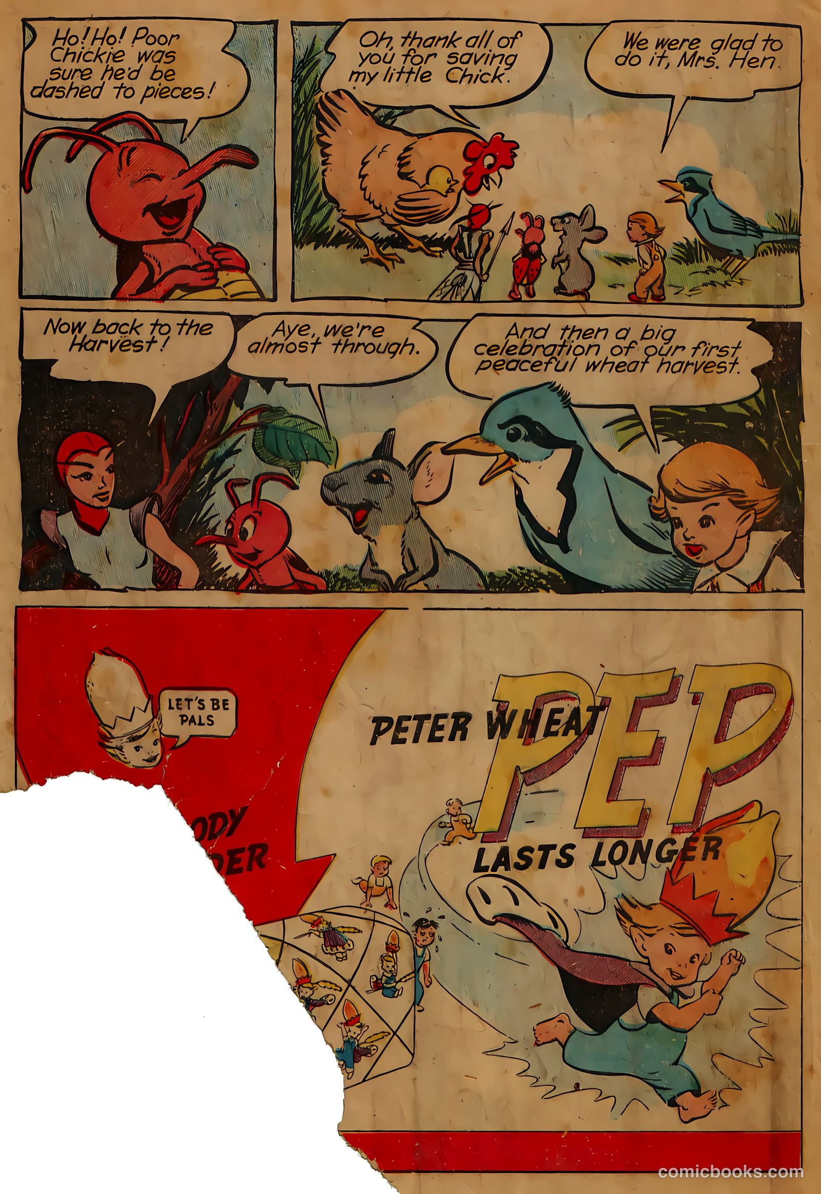 The Adventures of Peter Wheat #19 (1949, Bakers Associates, Inc.) — page 16 of 16