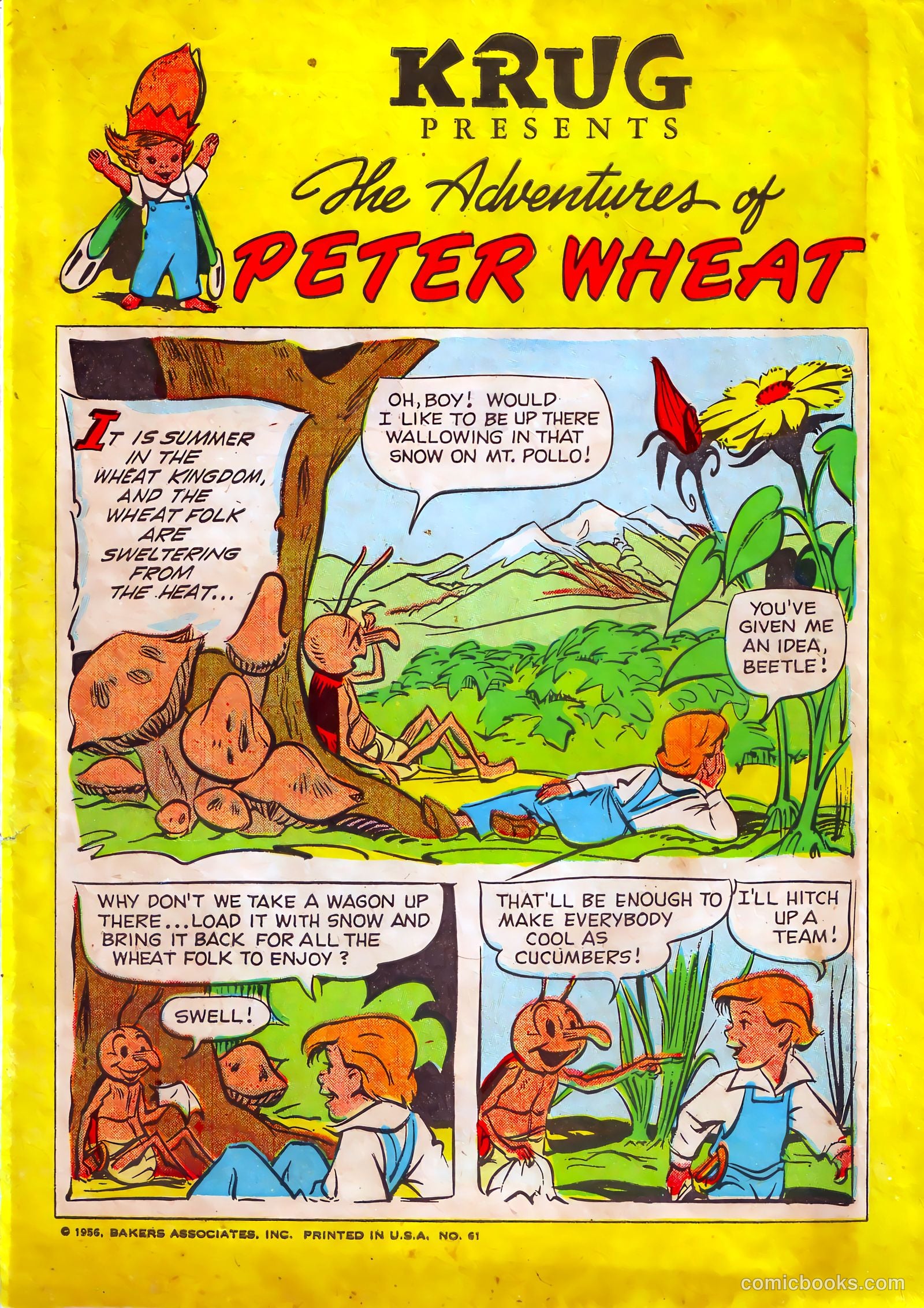 The Adventures of Peter Wheat #61 (1956) — page 1 of 16