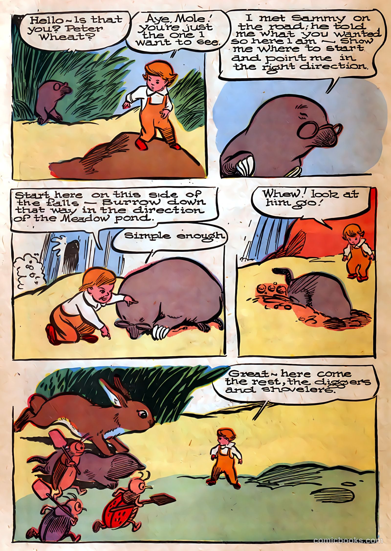 The Adventures of Peter Wheat #8 (1948, Peter Wheat Bread and Bakers Associates) — page 12 of 16