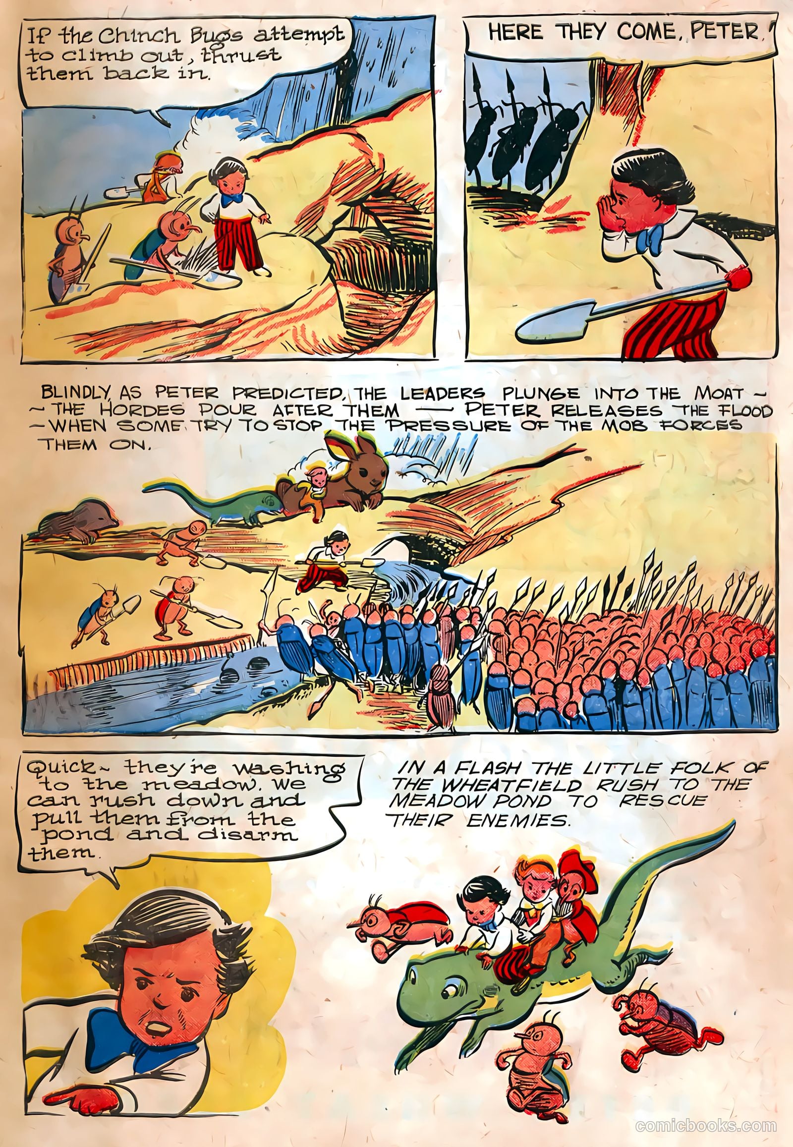 The Adventures of Peter Wheat #8 (1948, Peter Wheat Bread and Bakers Associates) — page 15 of 16