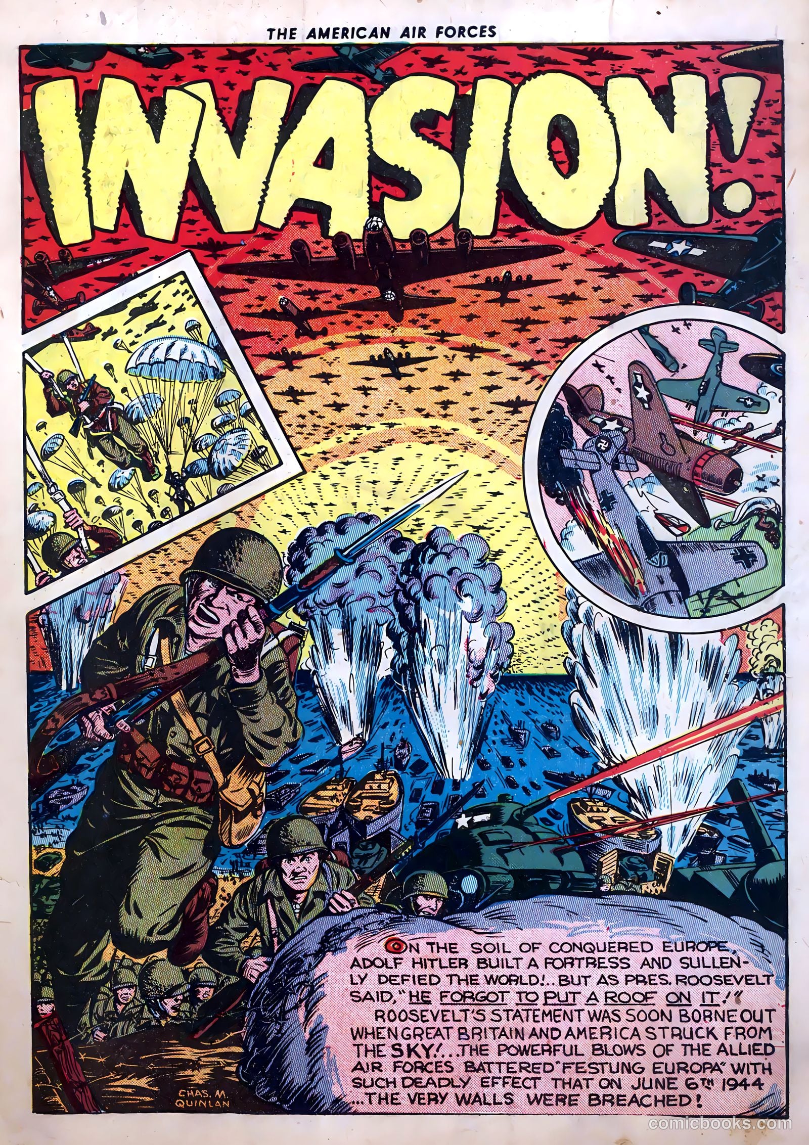 The American Air Forces #1 (1944, Magazine Enterprises) — page 3 of 52