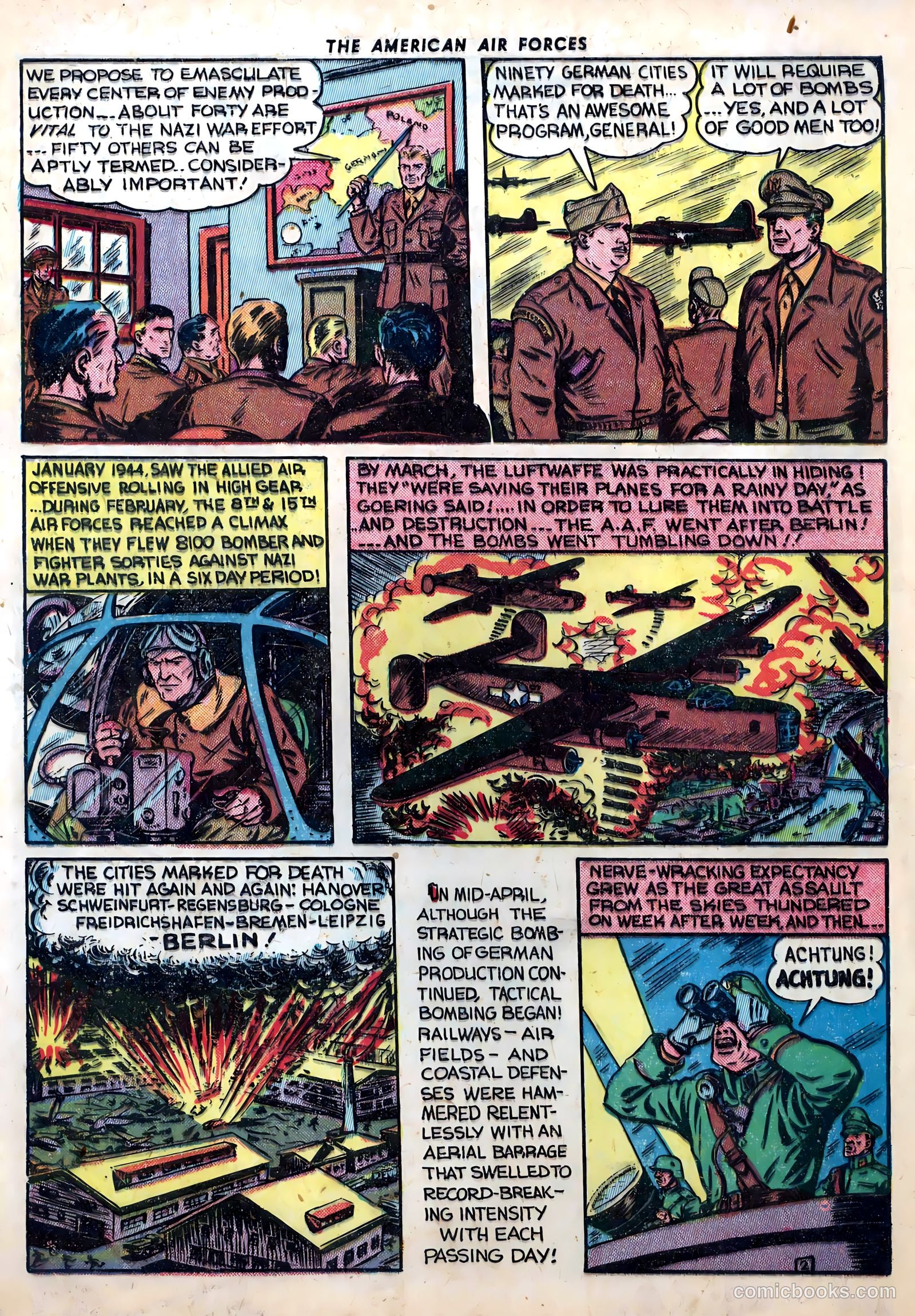 The American Air Forces #1 (1944, Magazine Enterprises) — page 4 of 52