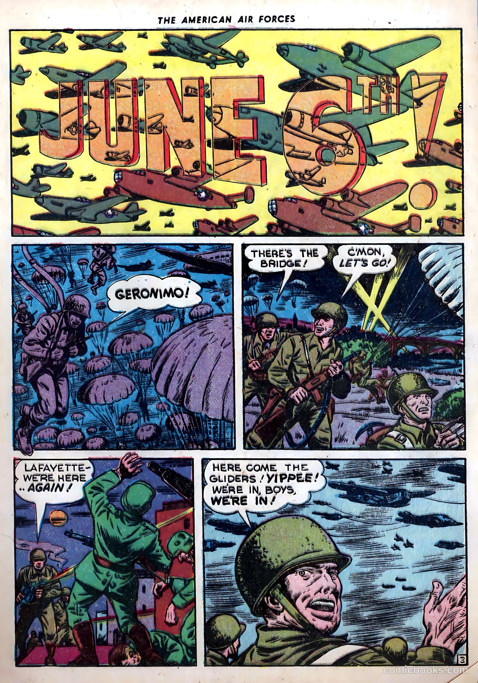 The American Air Forces #1 (1944, Magazine Enterprises) — page 5 of 52