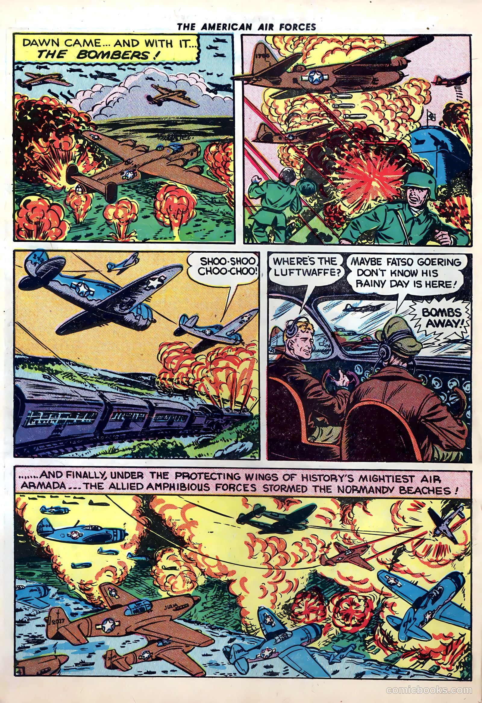 The American Air Forces #1 (1944, Magazine Enterprises) — page 6 of 52