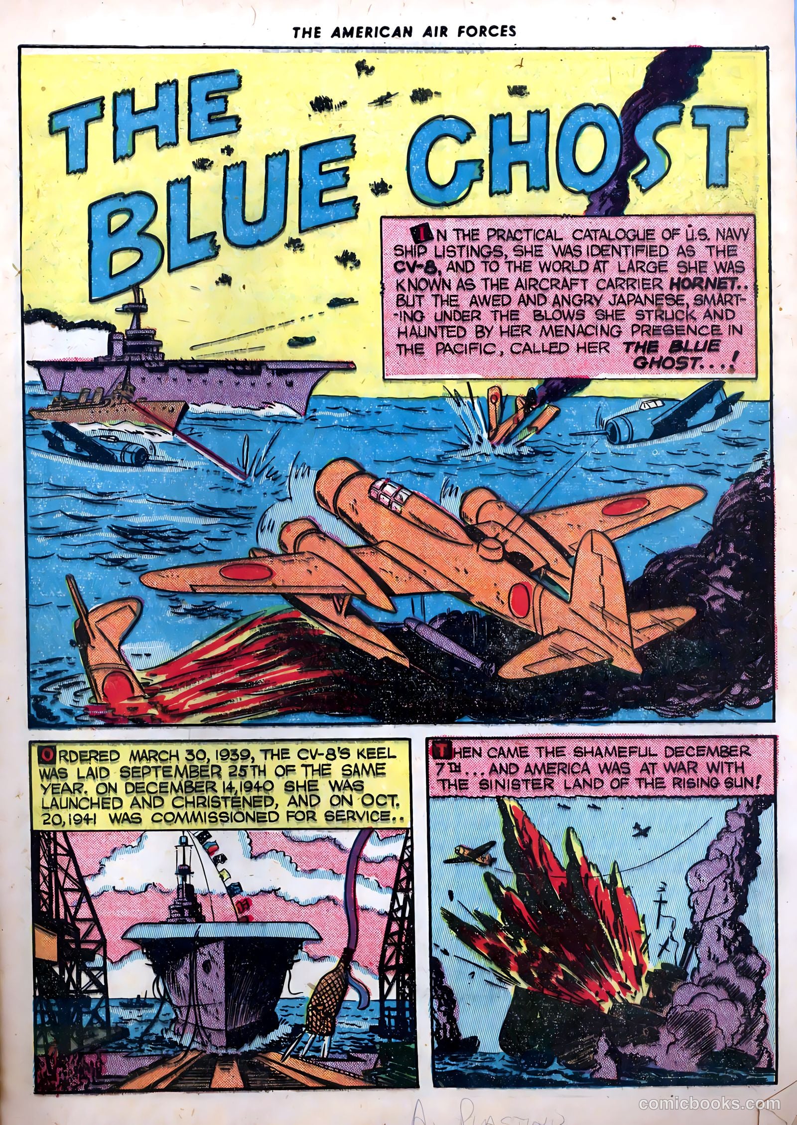 The American Air Forces #1 (1944, Magazine Enterprises) — page 7 of 52