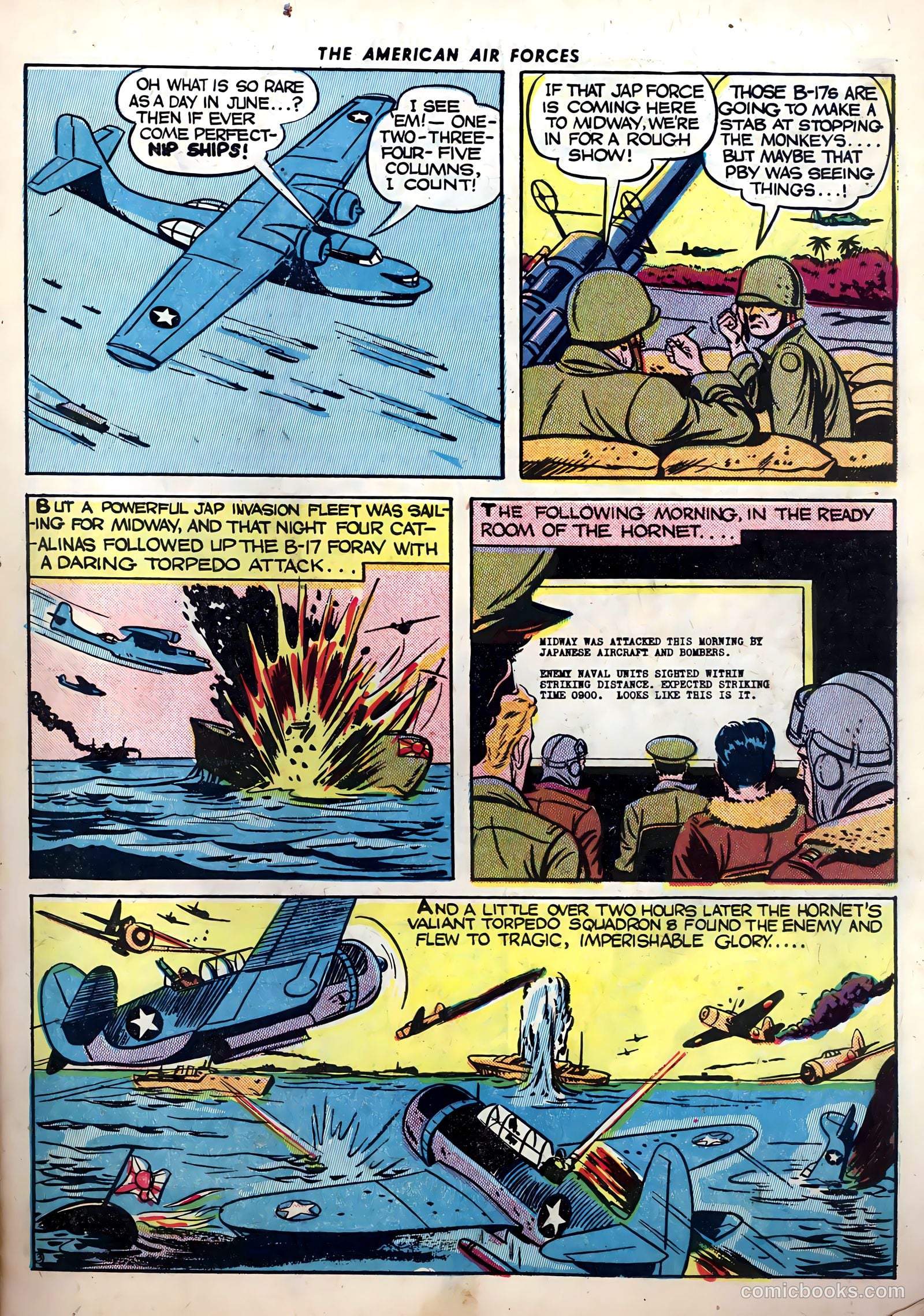 The American Air Forces #1 (1944, Magazine Enterprises) — page 9 of 52