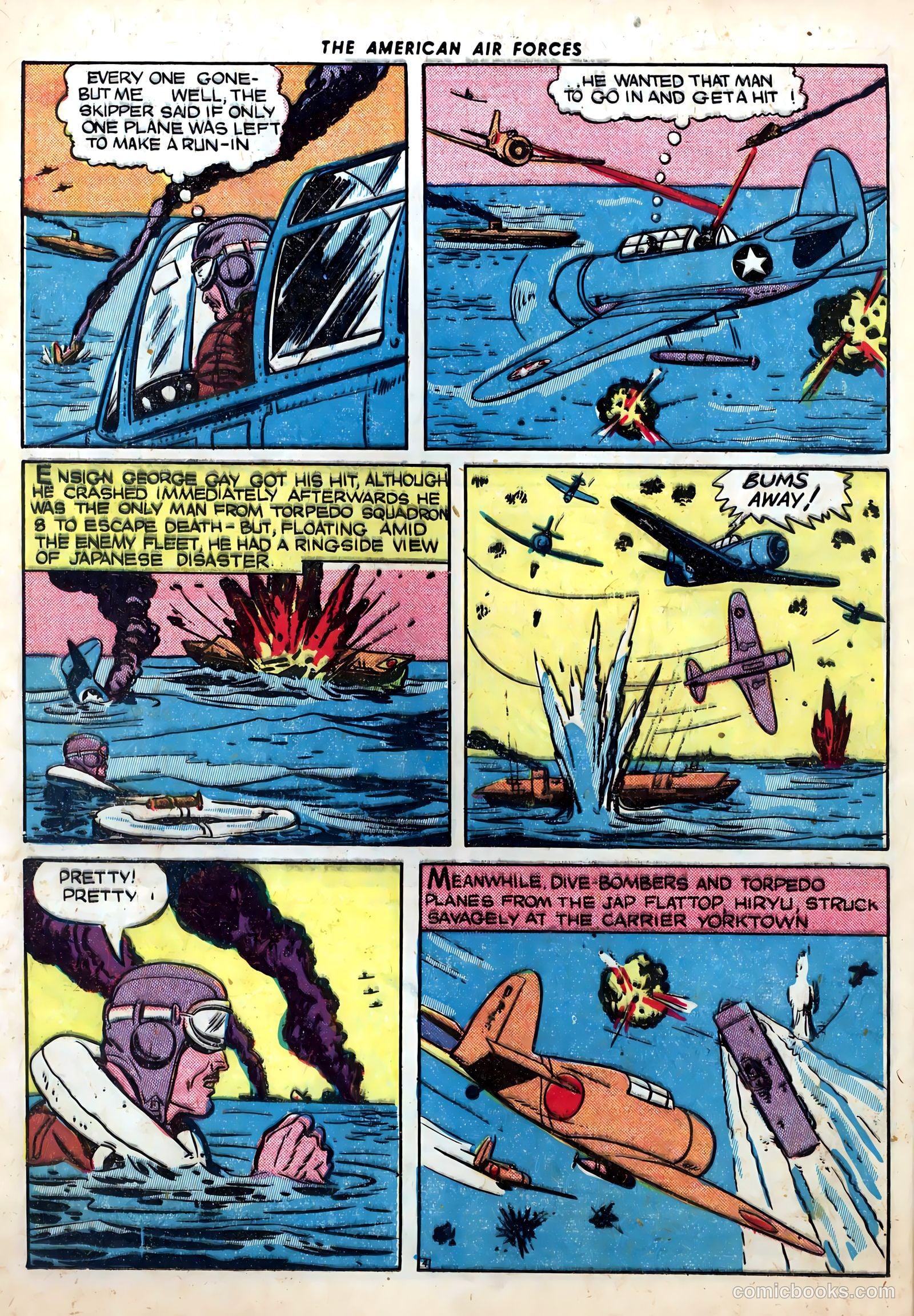 The American Air Forces #1 (1944, Magazine Enterprises) — page 10 of 52