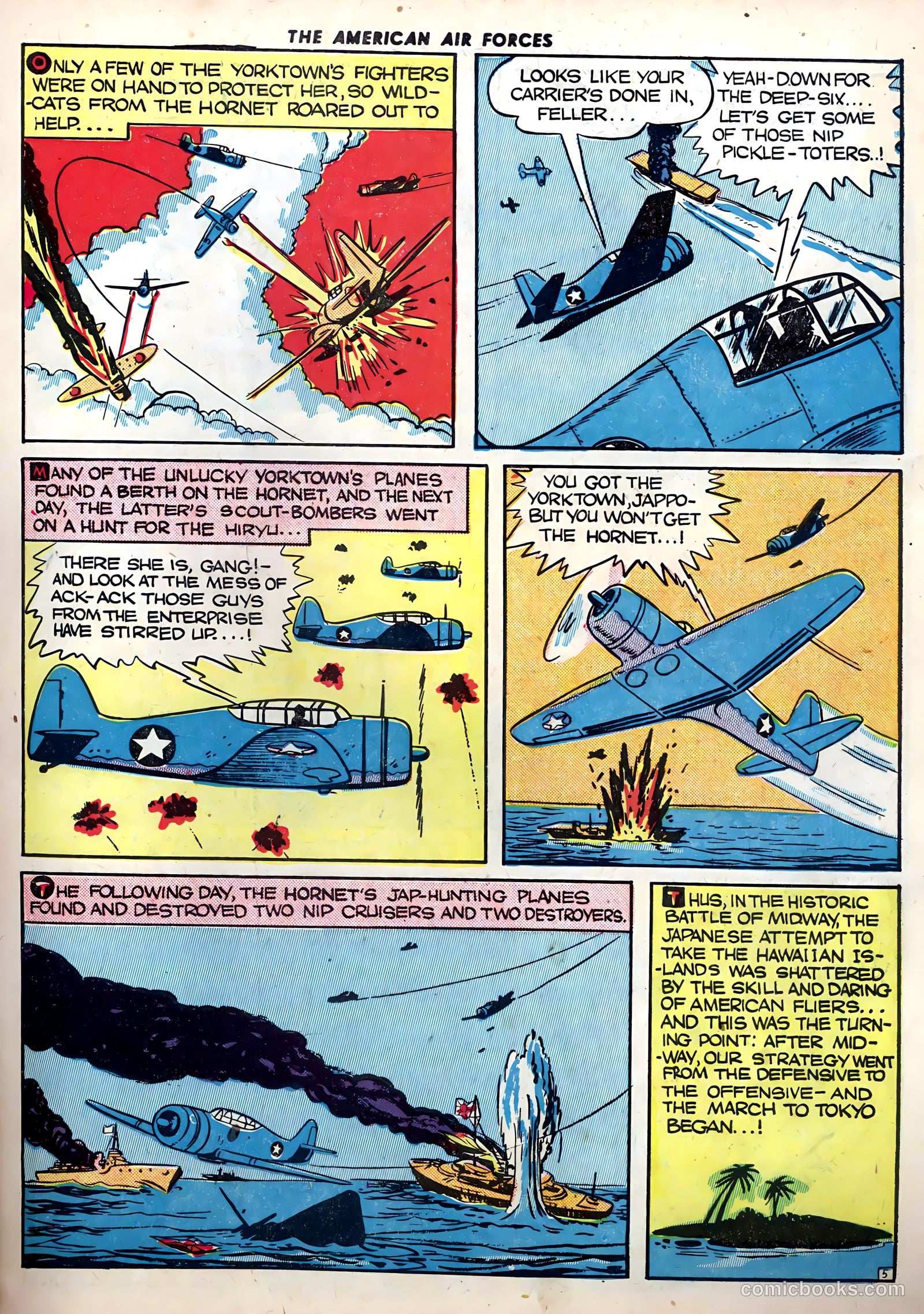The American Air Forces #1 (1944, Magazine Enterprises) — page 11 of 52