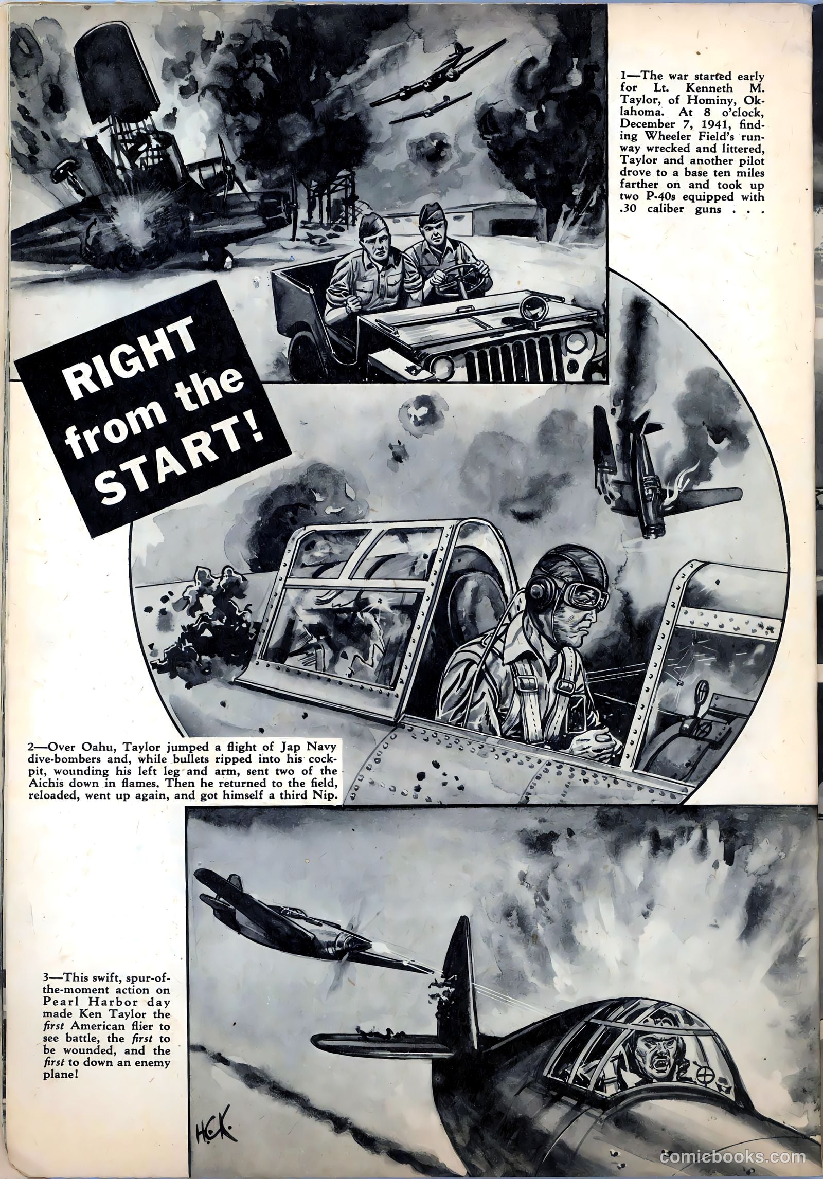 The American Air Forces #1 (1944, Magazine Enterprises) — page 30 of 52
