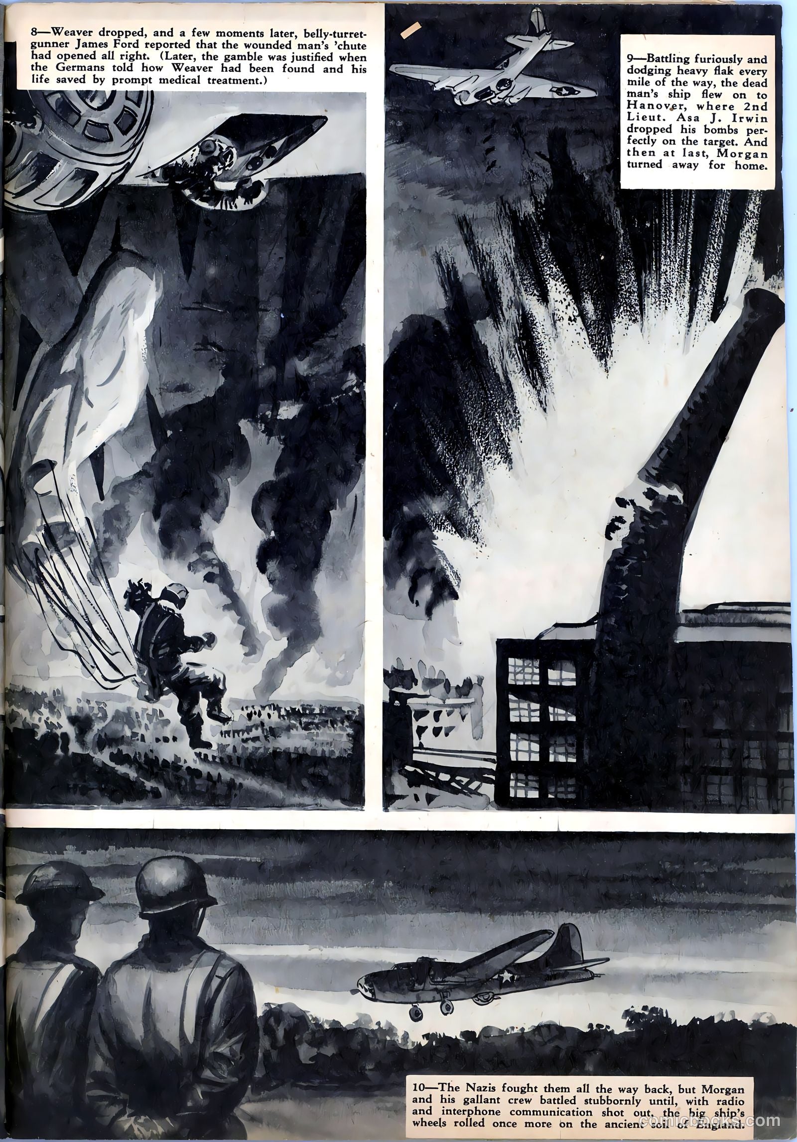 The American Air Forces #1 (1944, Magazine Enterprises) — page 33 of 52