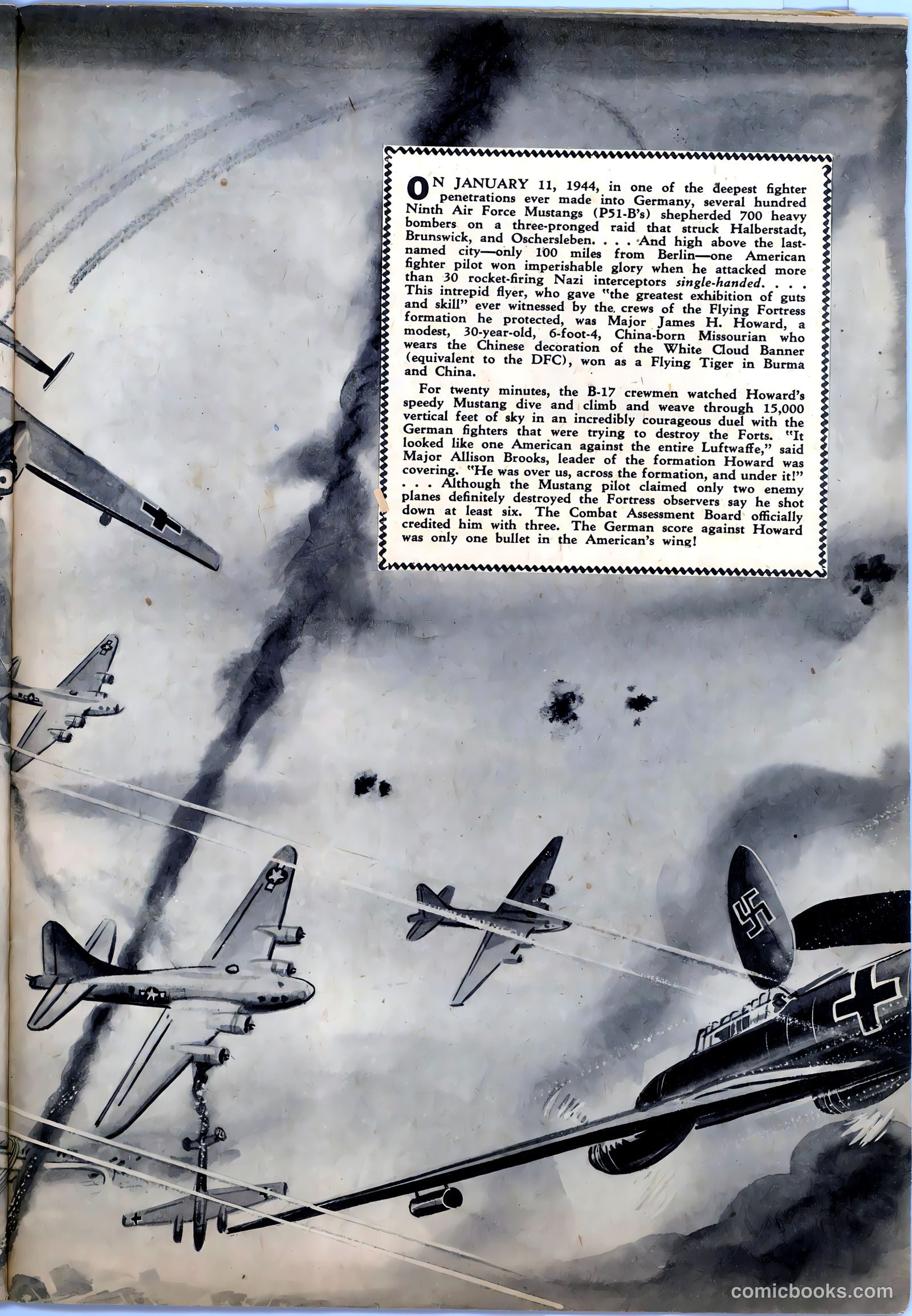 The American Air Forces #1 (1944, Magazine Enterprises) — page 35 of 52
