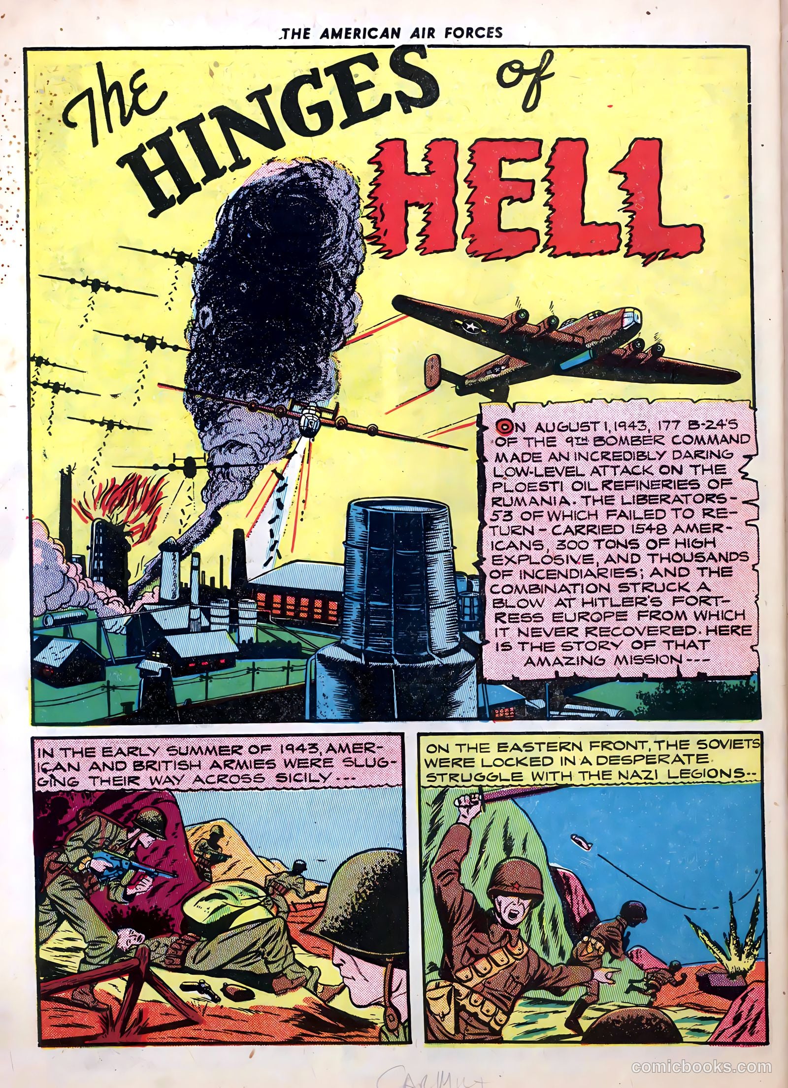 The American Air Forces #1 (1944, Magazine Enterprises) — page 42 of 52