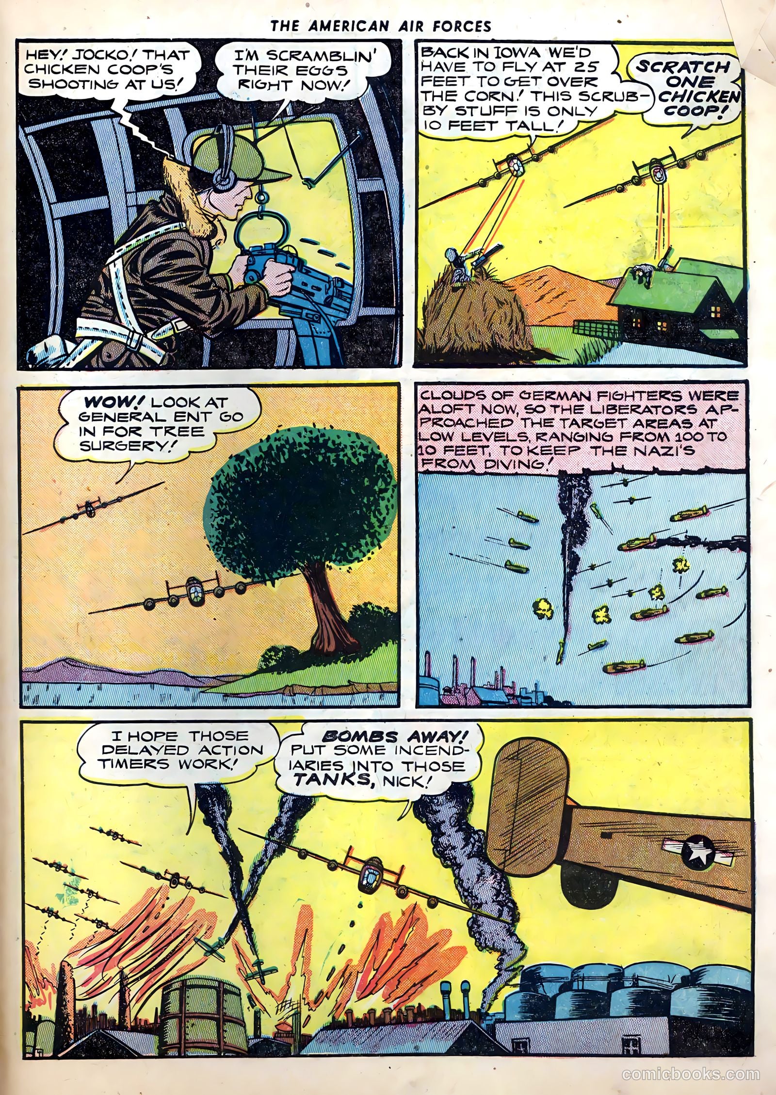 The American Air Forces #1 (1944, Magazine Enterprises) — page 45 of 52