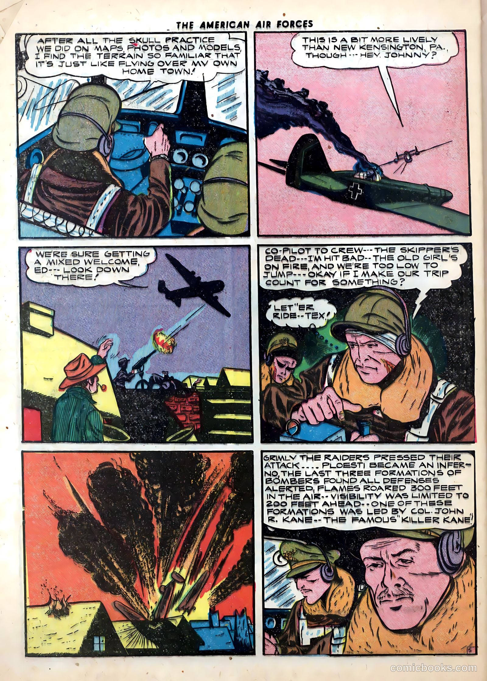 The American Air Forces #1 (1944, Magazine Enterprises) — page 46 of 52